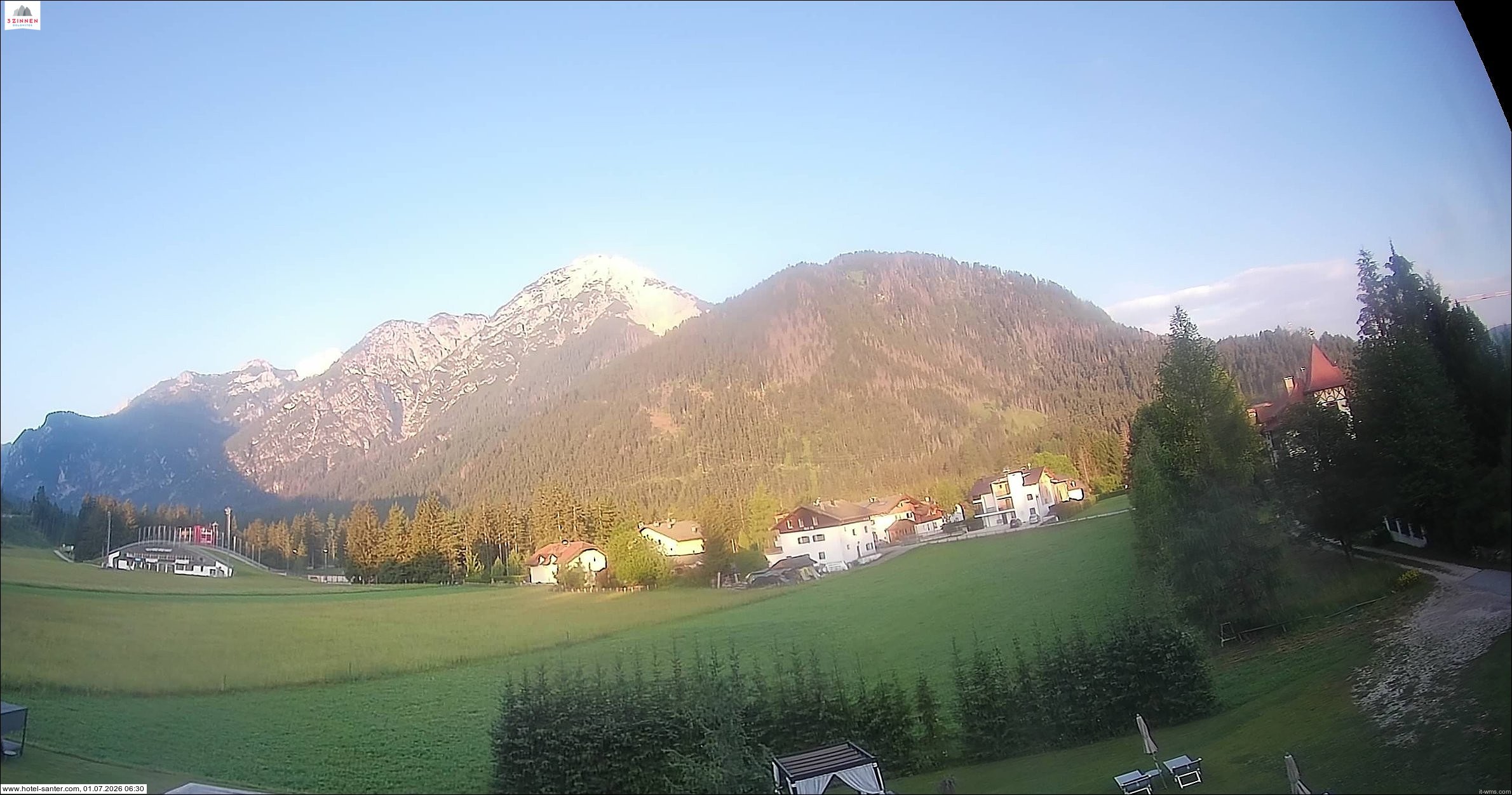 Archiv Foto Webcam Hotel Santer in Toblach
