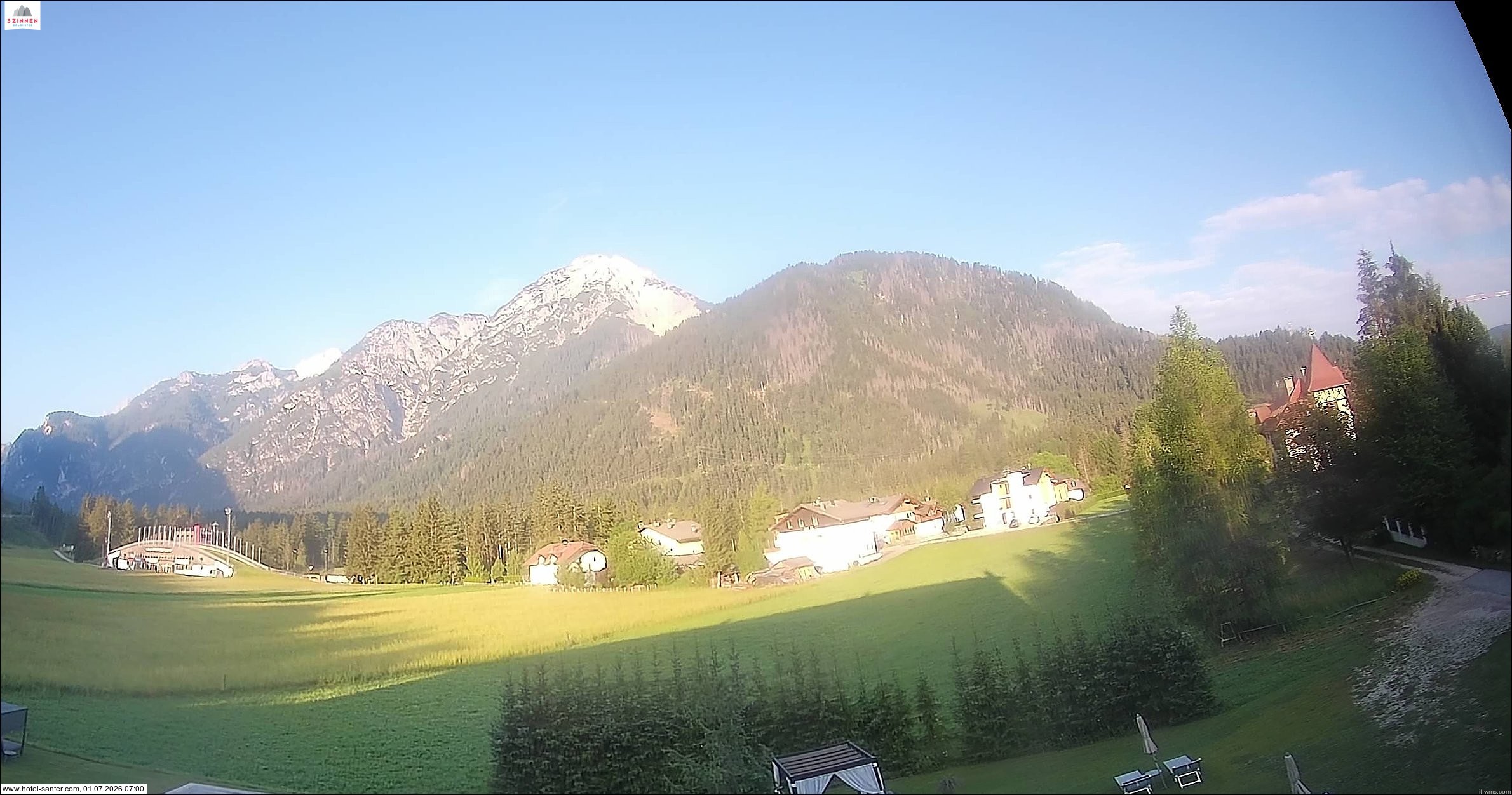 Archiv Foto Webcam Hotel Santer in Toblach