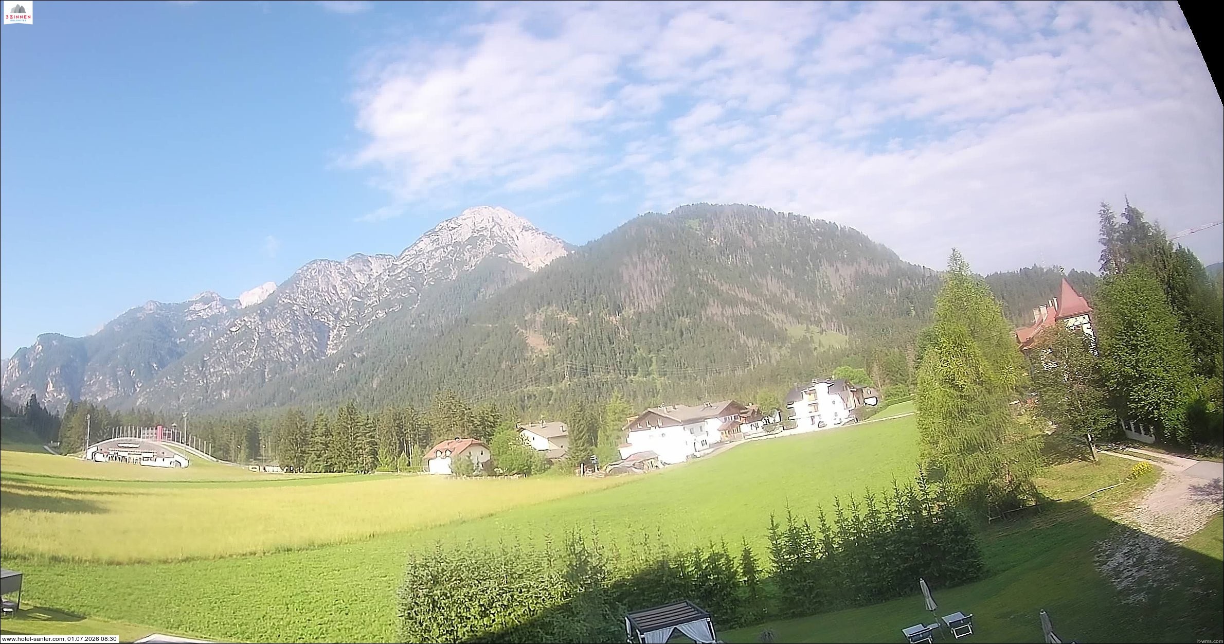 Archiv Foto Webcam Hotel Santer in Toblach