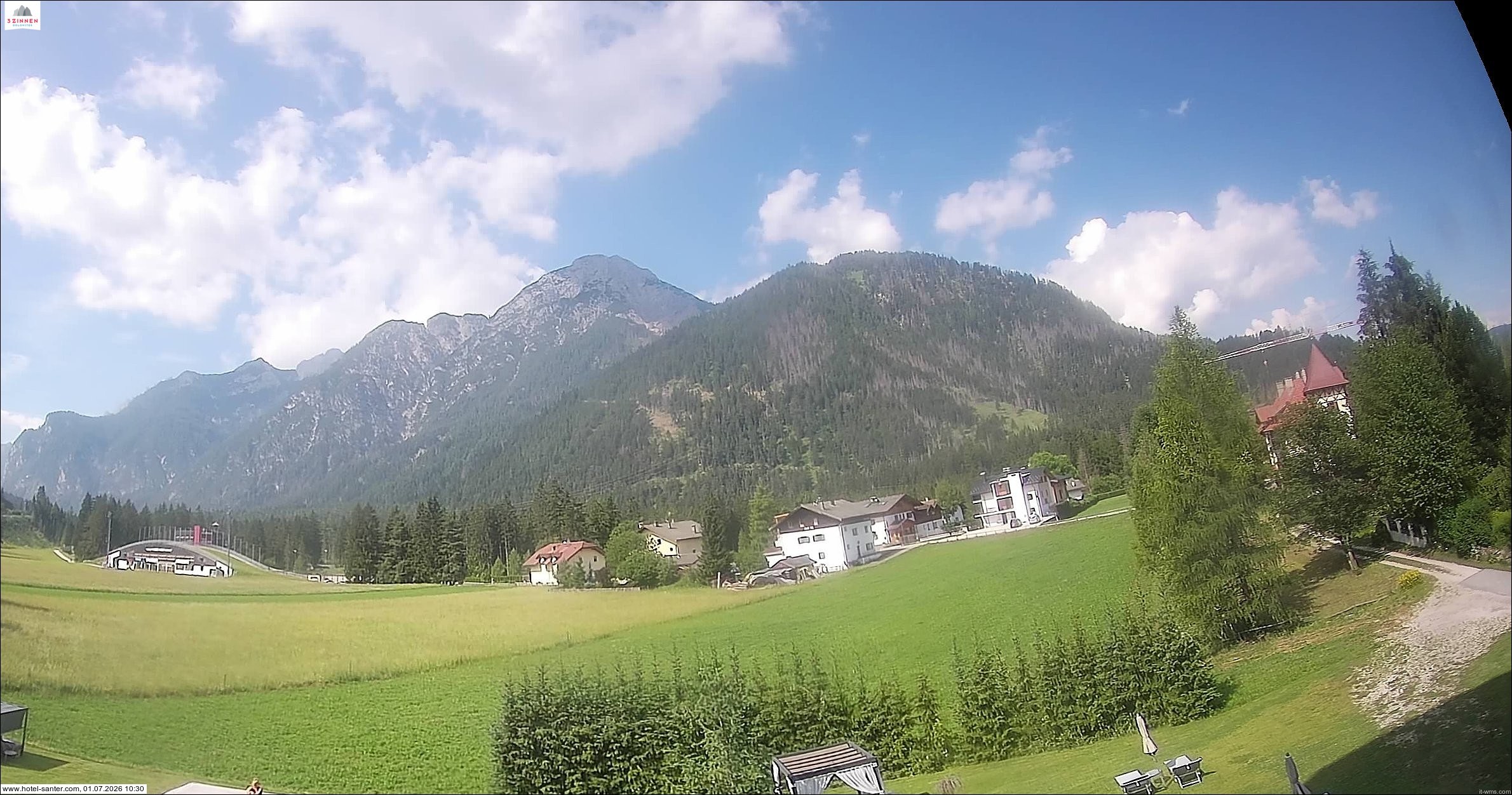 Archiv Foto Webcam Hotel Santer in Toblach