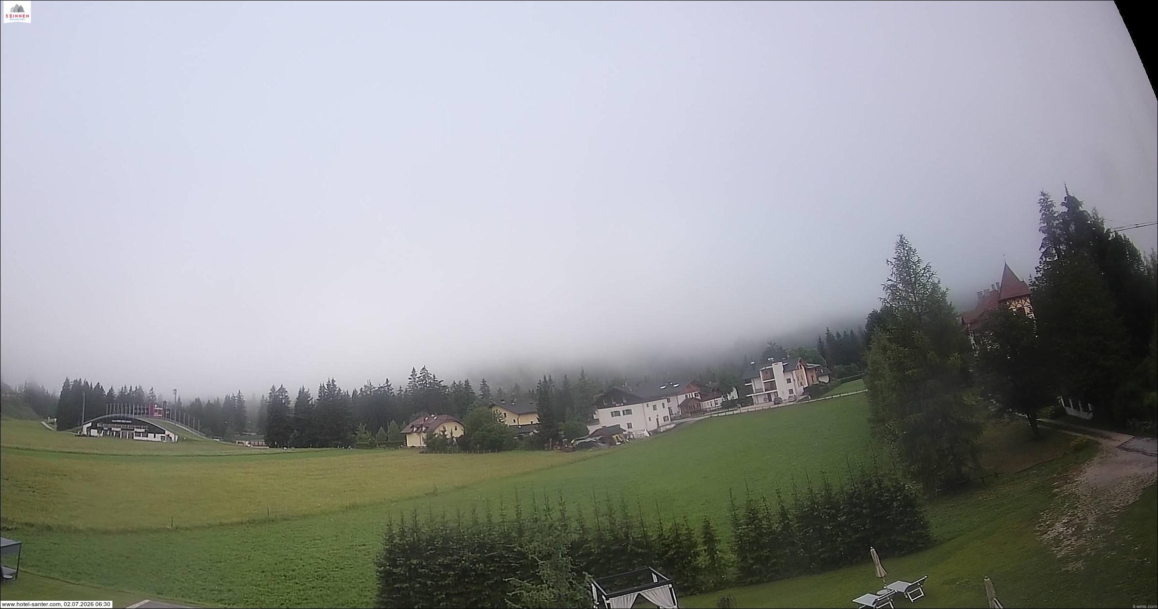 Archiv Foto Webcam Hotel Santer in Toblach