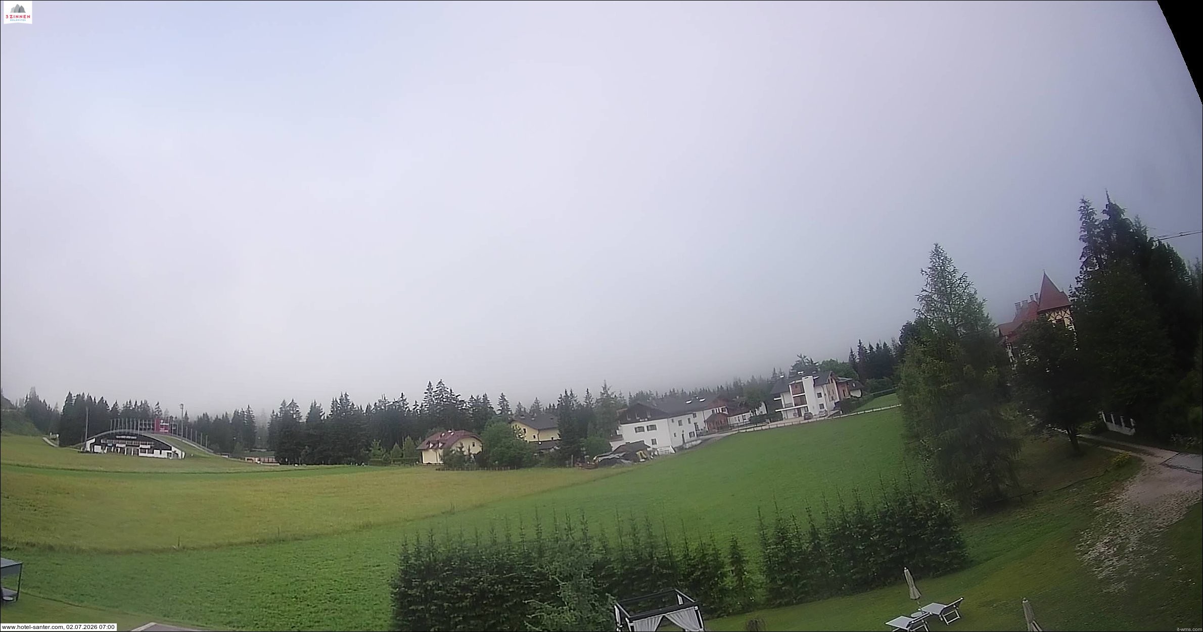 Archiv Foto Webcam Hotel Santer in Toblach
