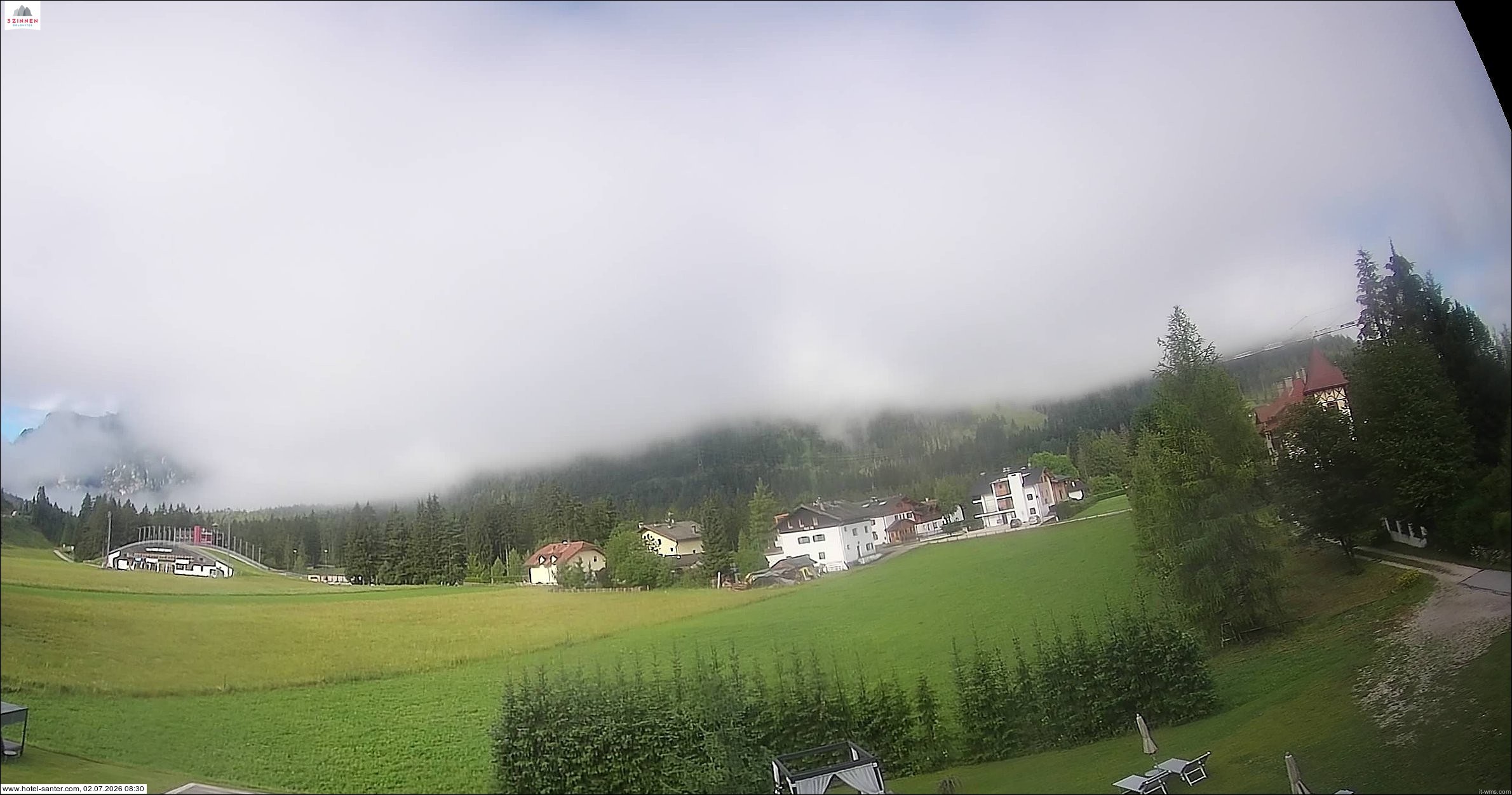 Archiv Foto Webcam Hotel Santer in Toblach