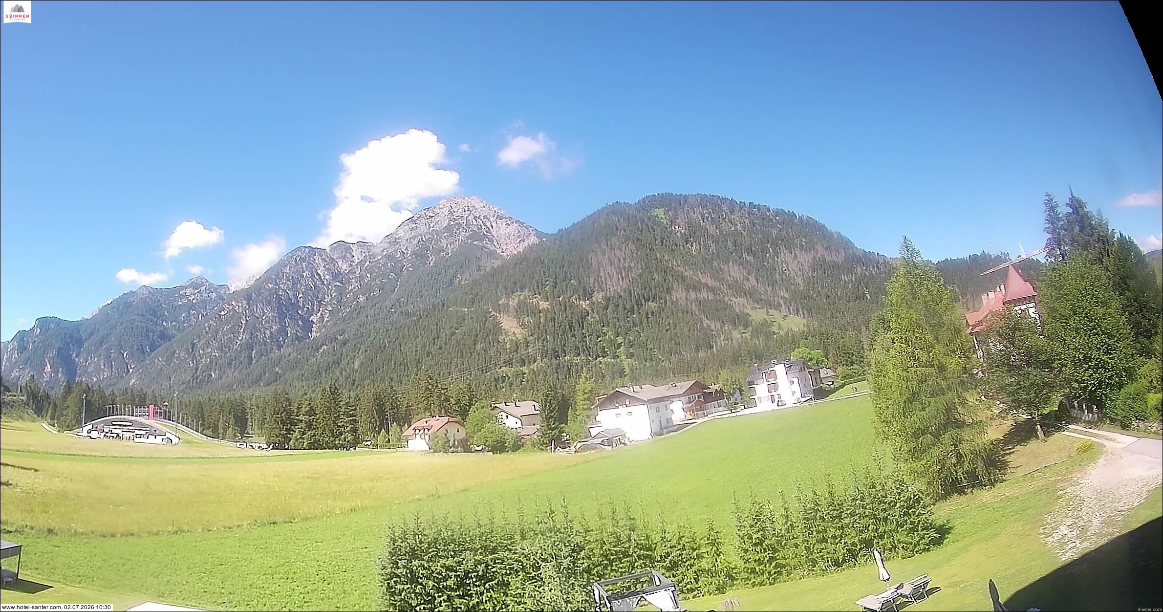 Archiv Foto Webcam Hotel Santer in Toblach