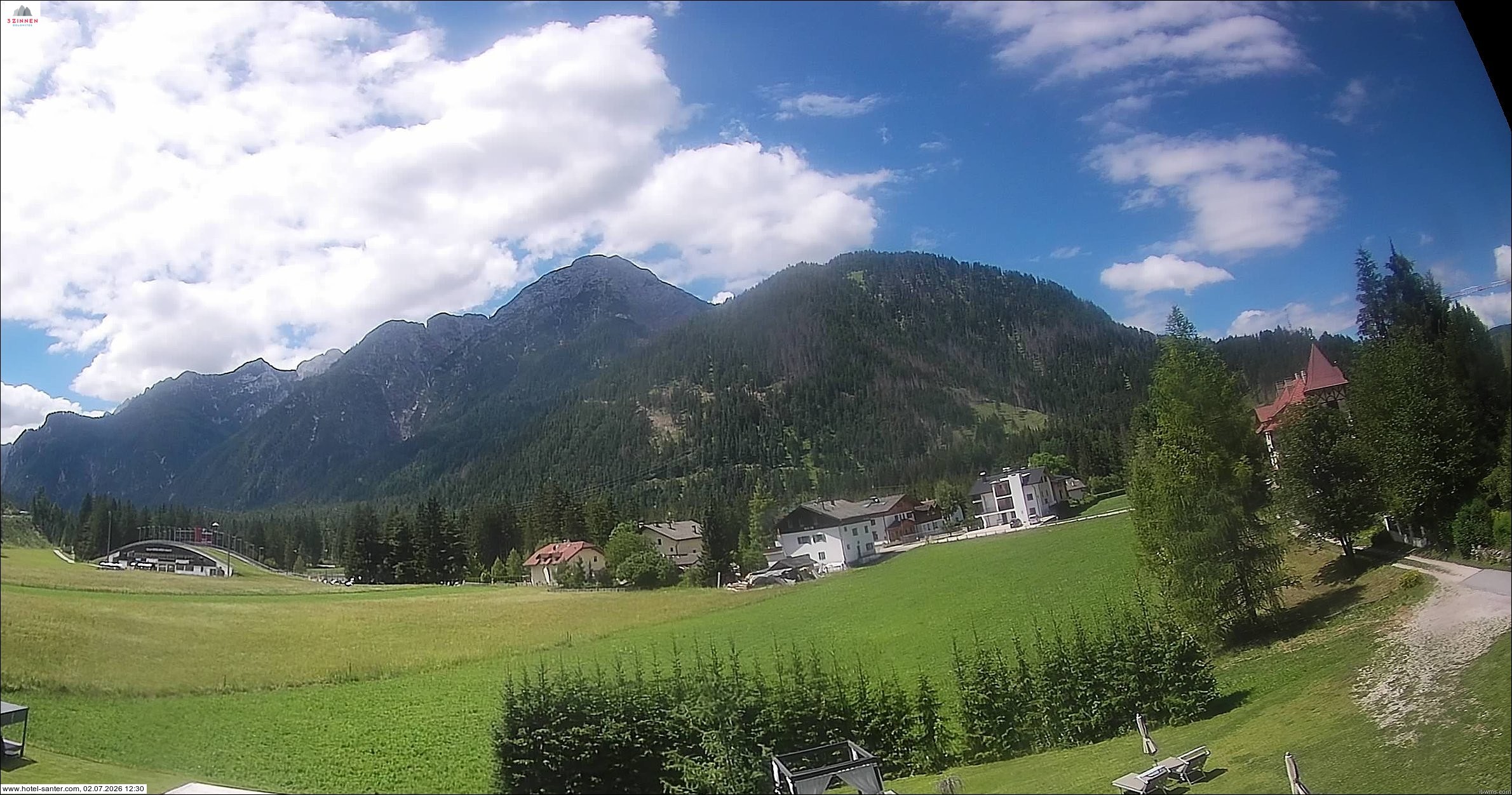 Archiv Foto Webcam Hotel Santer in Toblach
