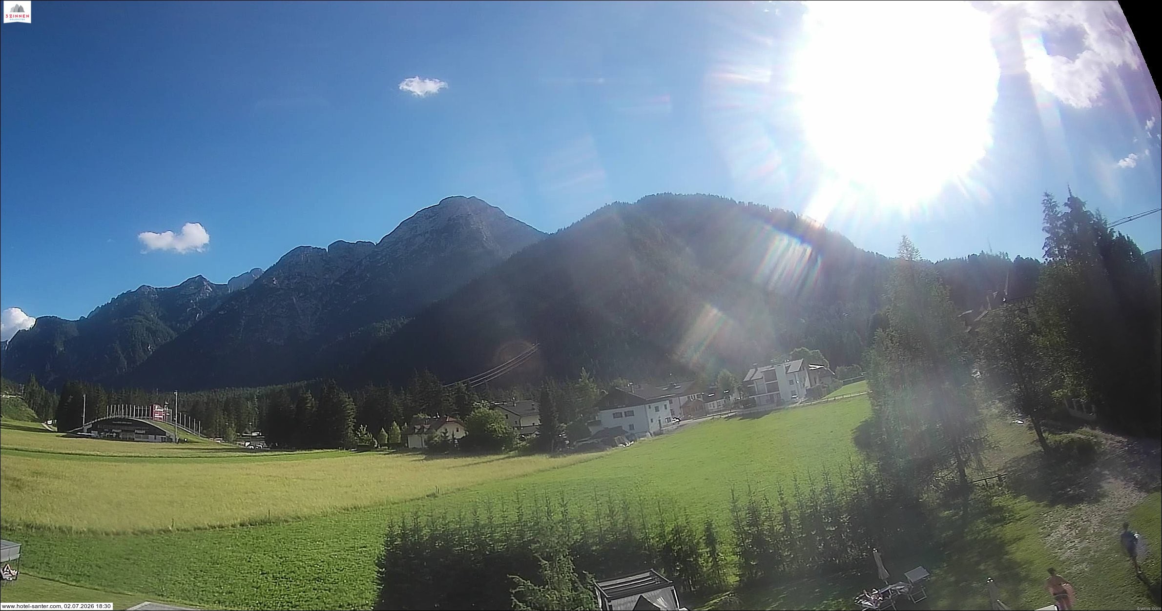 Archiv Foto Webcam Hotel Santer in Toblach