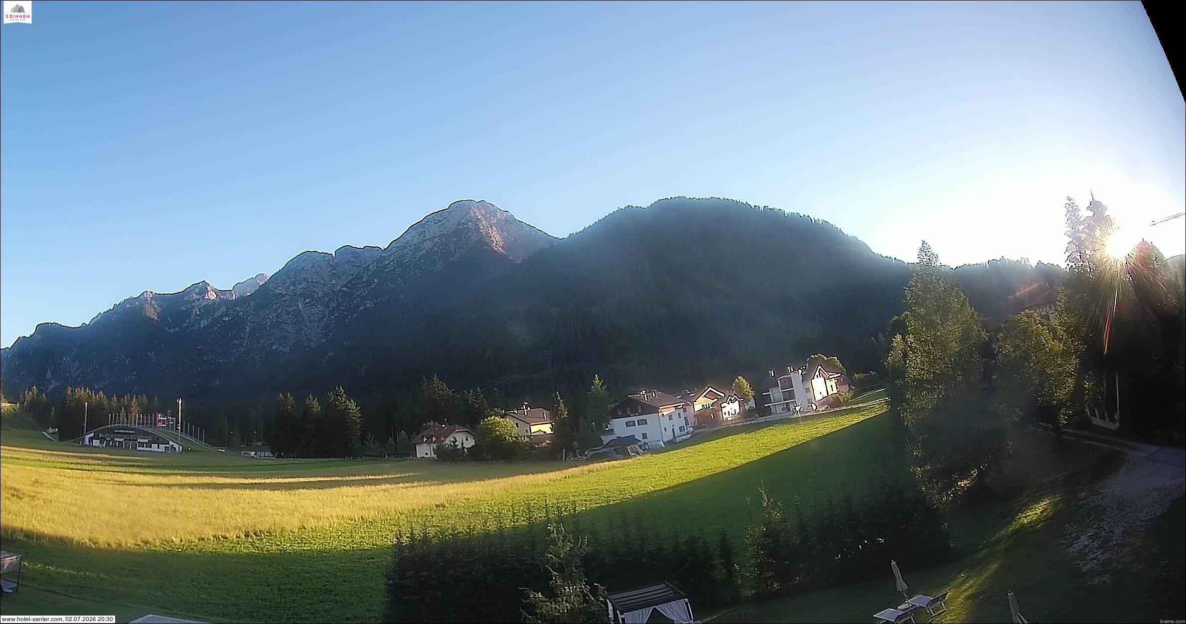 Archiv Foto Webcam Hotel Santer in Toblach