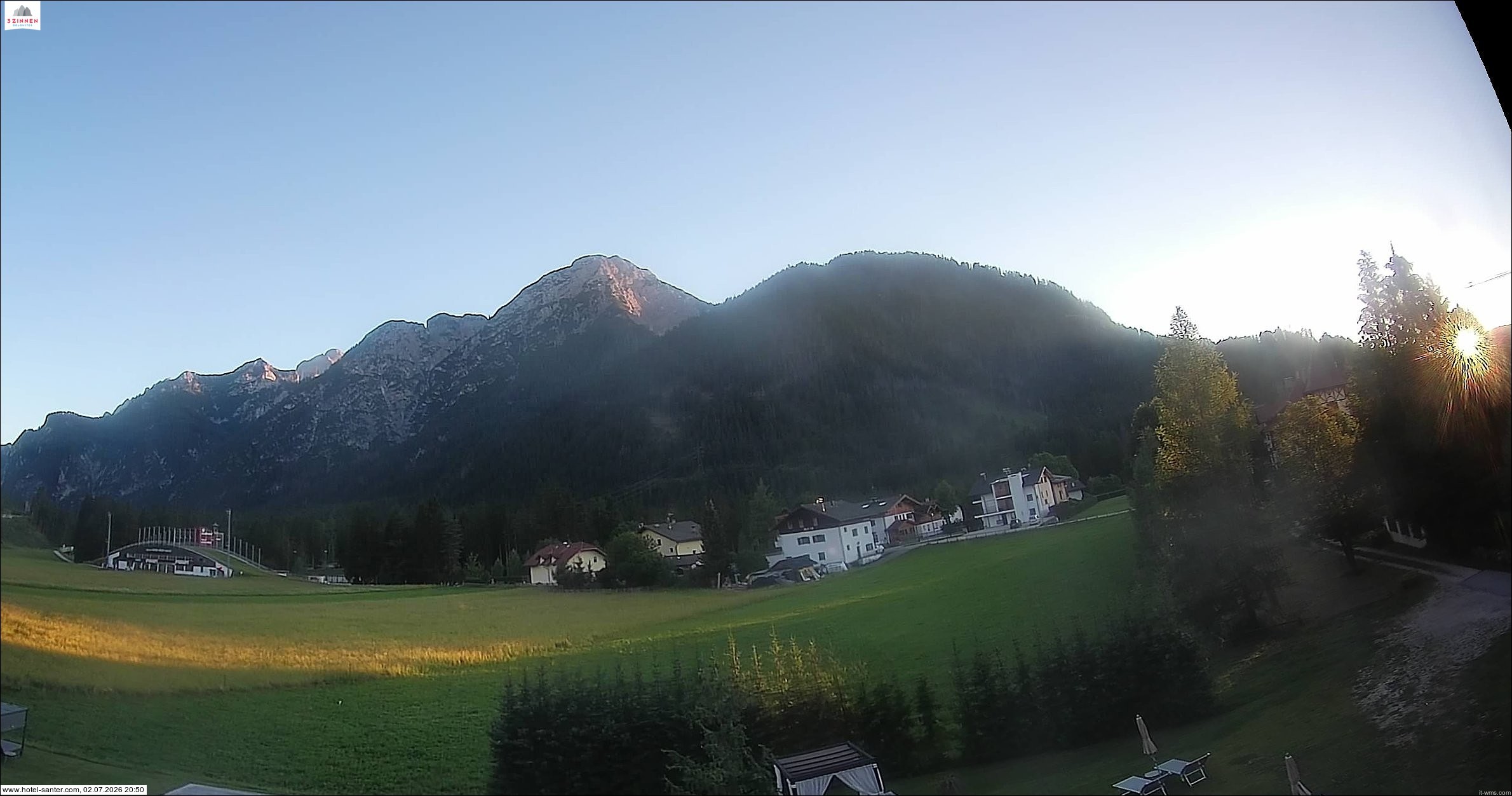 Archiv Foto Webcam Hotel Santer in Toblach