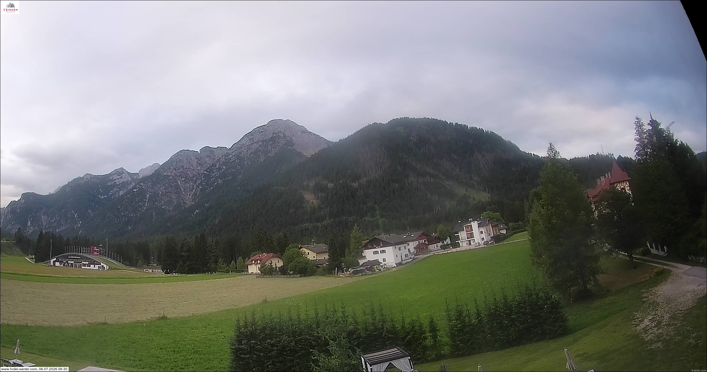 Archiv Foto Webcam Hotel Santer in Toblach