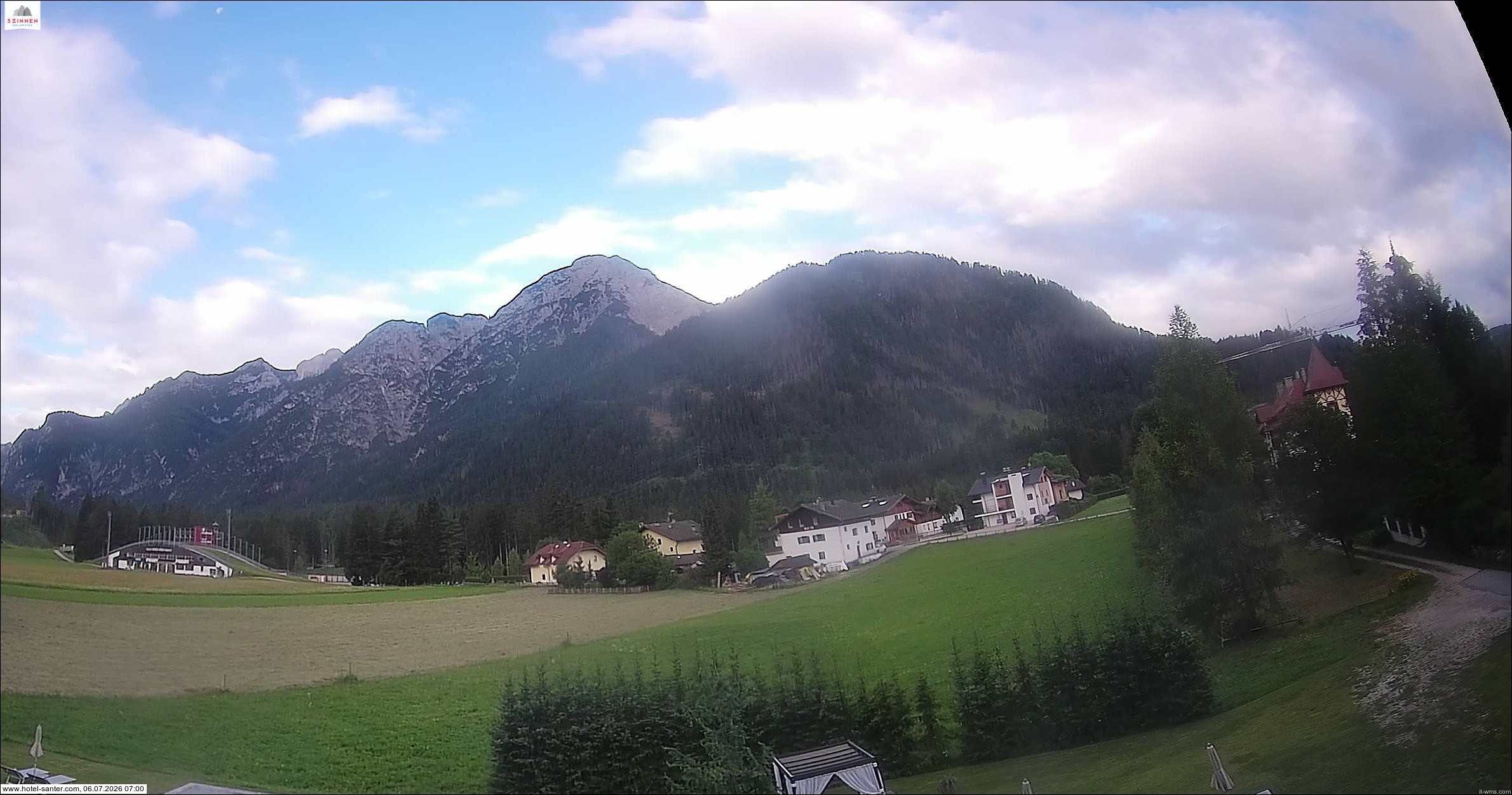 Archiv Foto Webcam Hotel Santer in Toblach