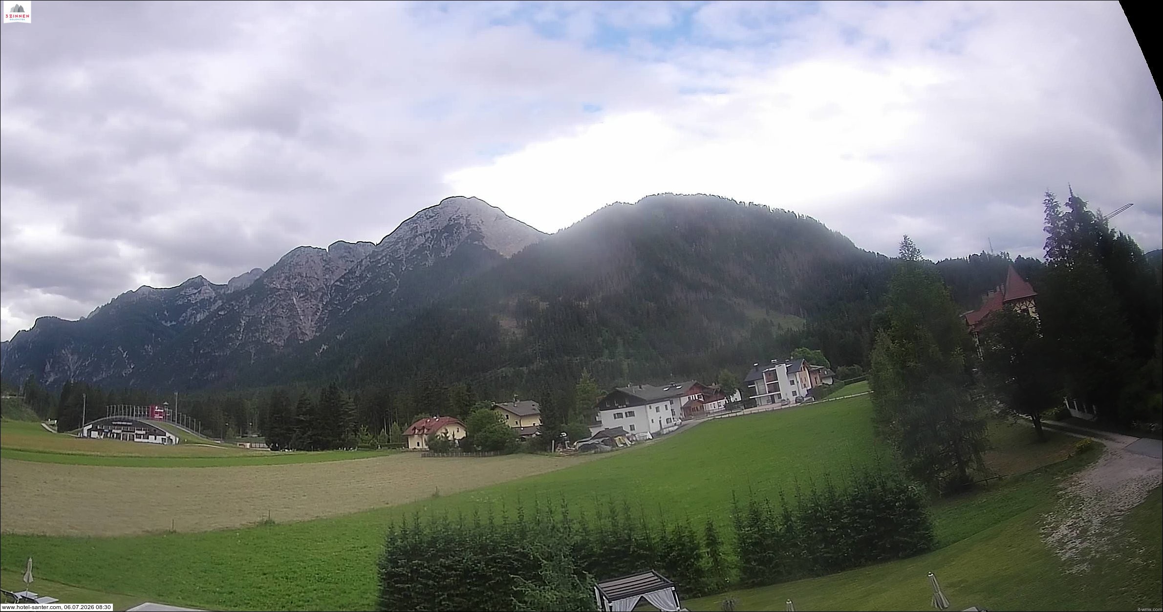 Archiv Foto Webcam Hotel Santer in Toblach