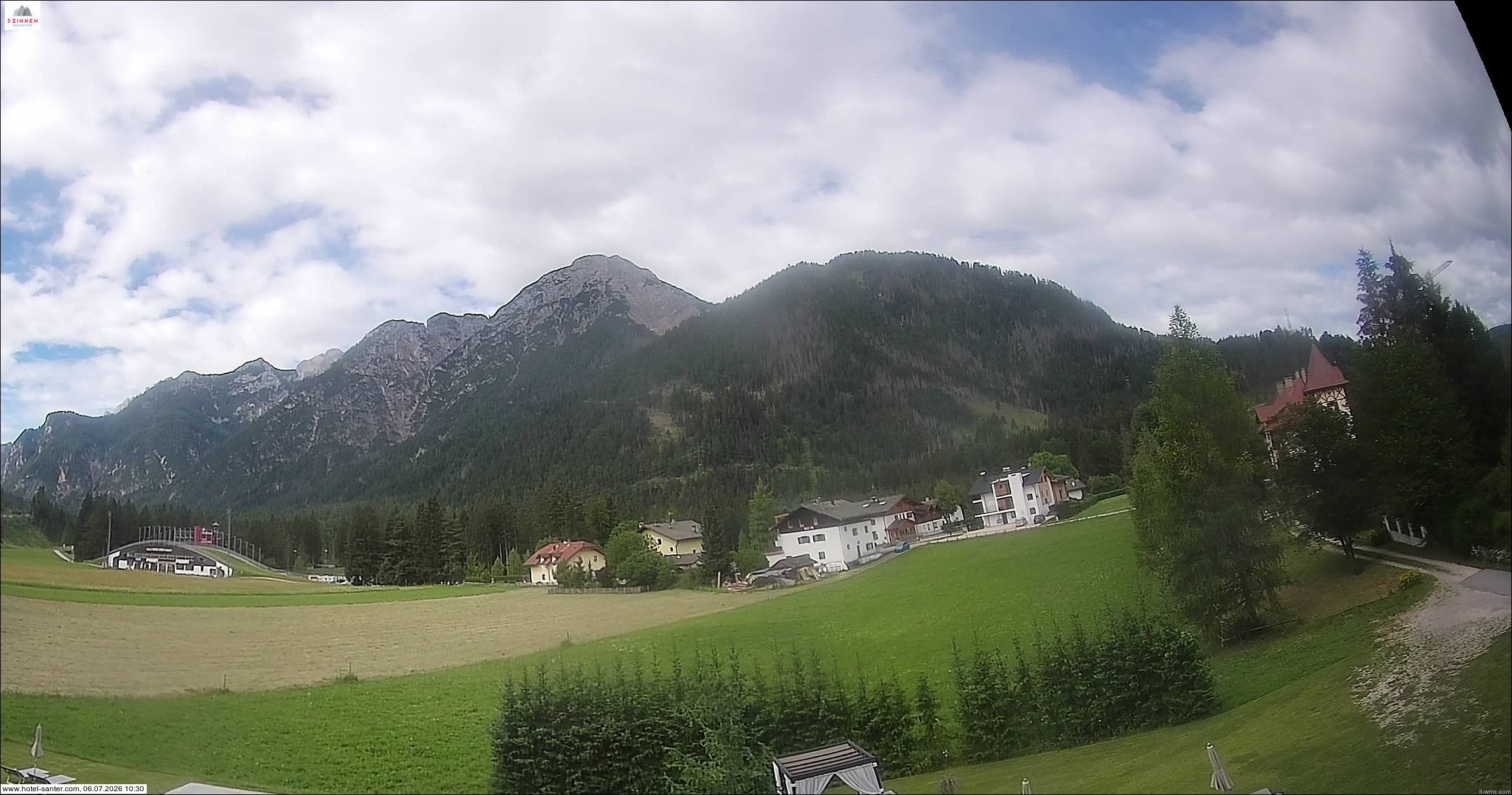 Archiv Foto Webcam Hotel Santer in Toblach