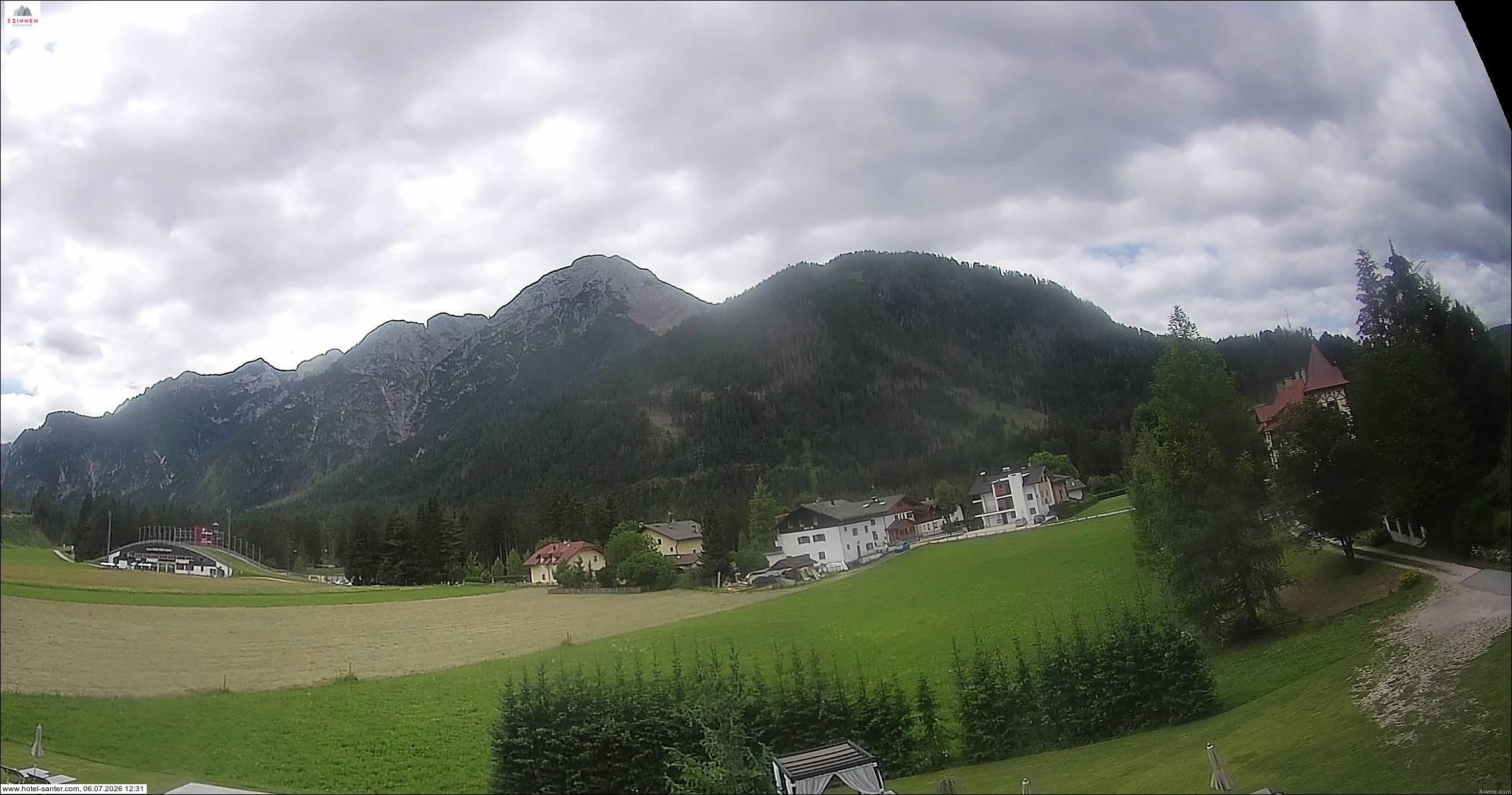 Archiv Foto Webcam Hotel Santer in Toblach