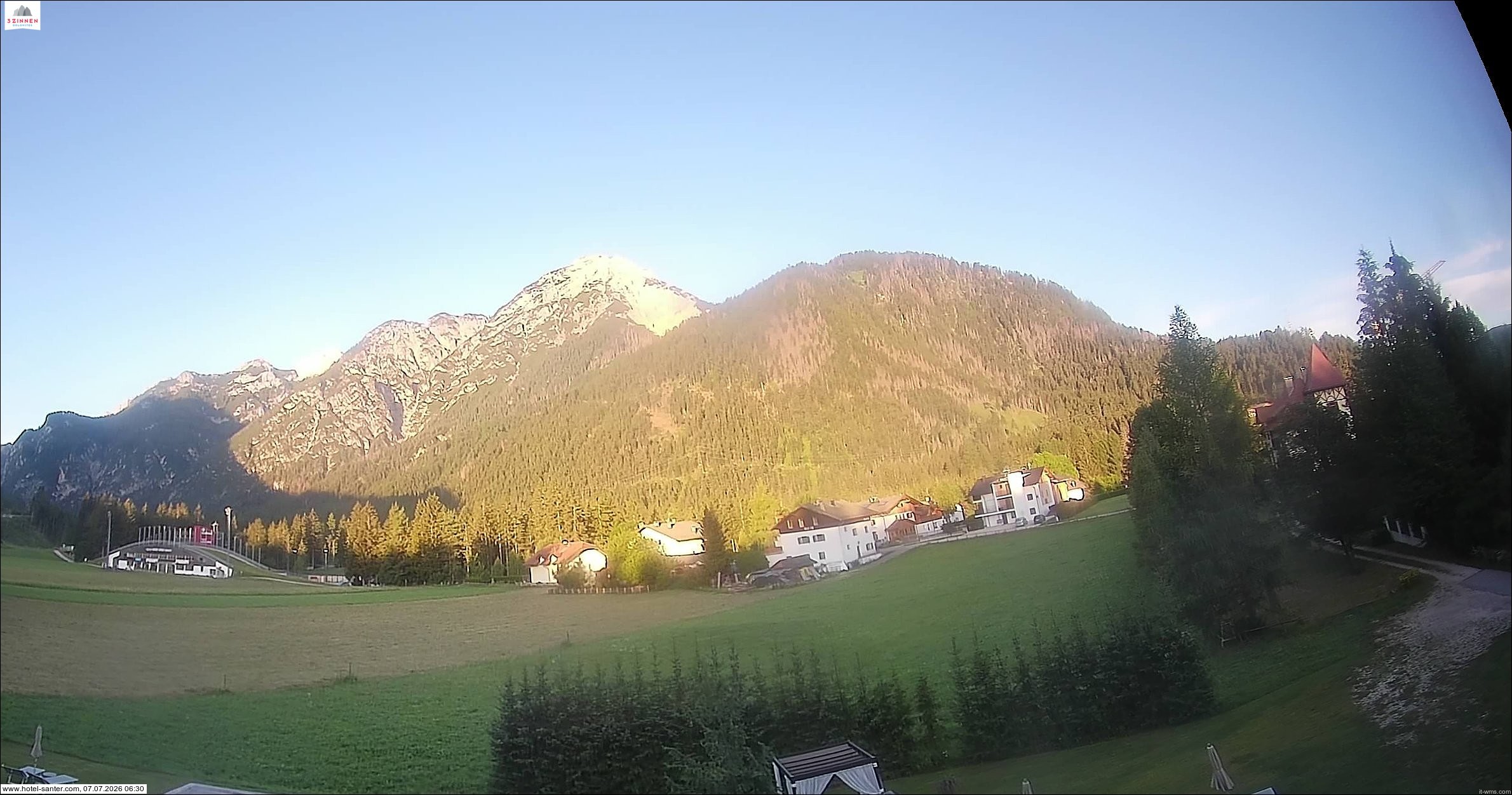 Archiv Foto Webcam Hotel Santer in Toblach