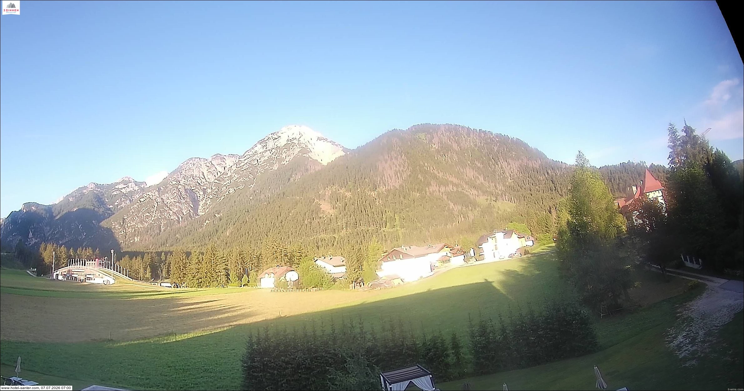 Archiv Foto Webcam Hotel Santer in Toblach