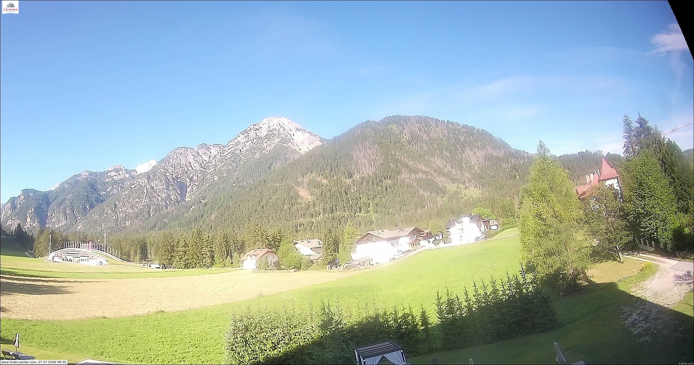 Archiv Foto Webcam Hotel Santer in Toblach