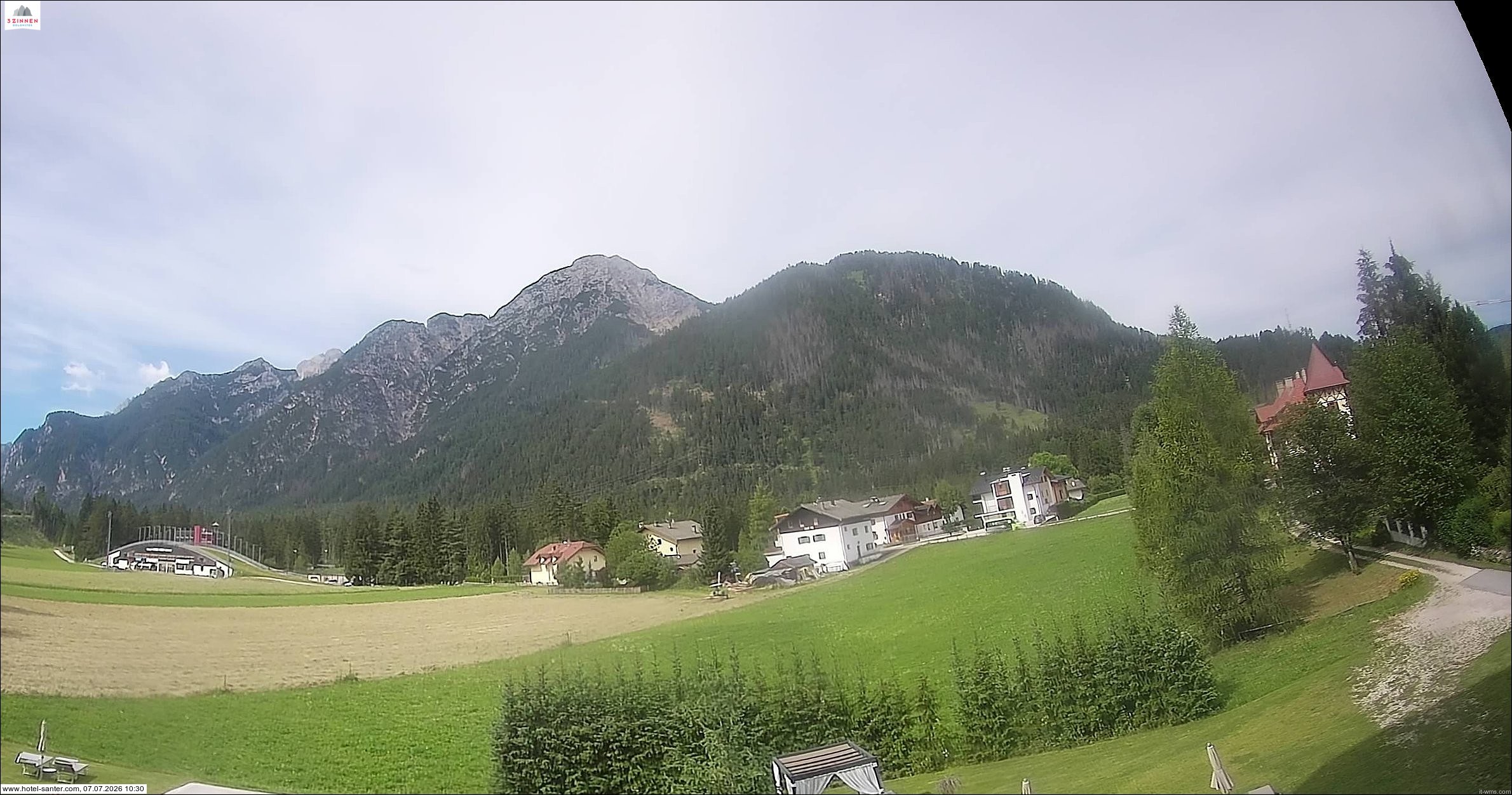 Archiv Foto Webcam Hotel Santer in Toblach