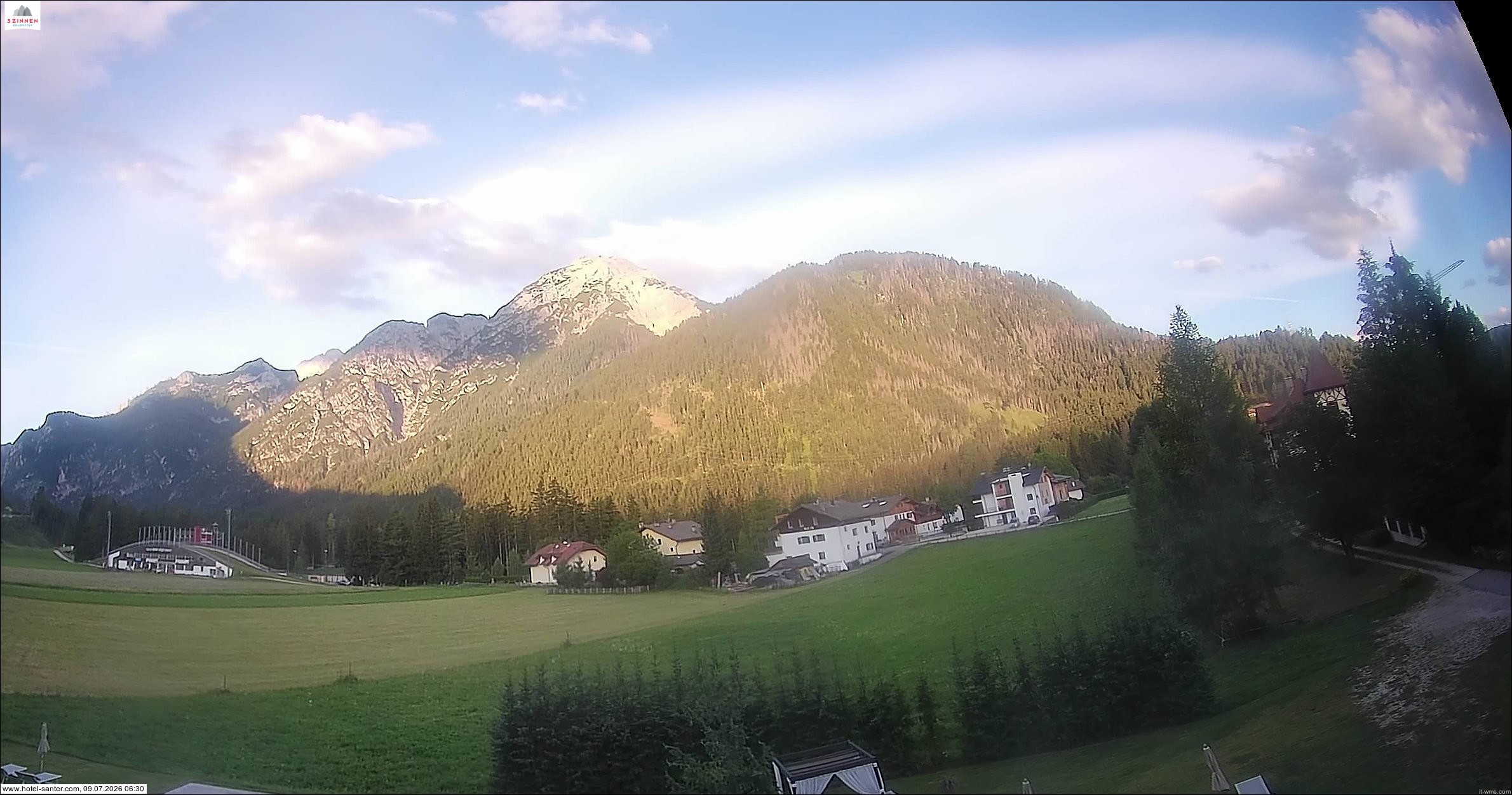 Archiv Foto Webcam Hotel Santer in Toblach