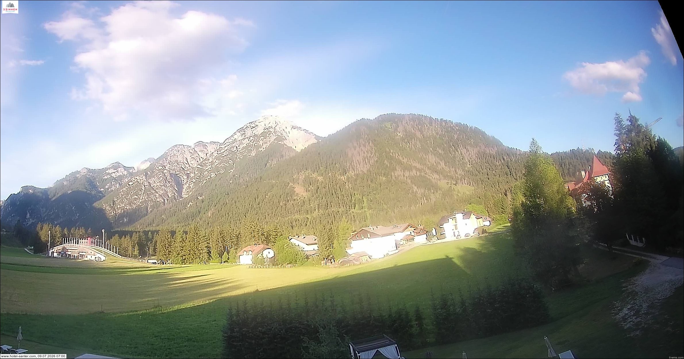 Archiv Foto Webcam Hotel Santer in Toblach