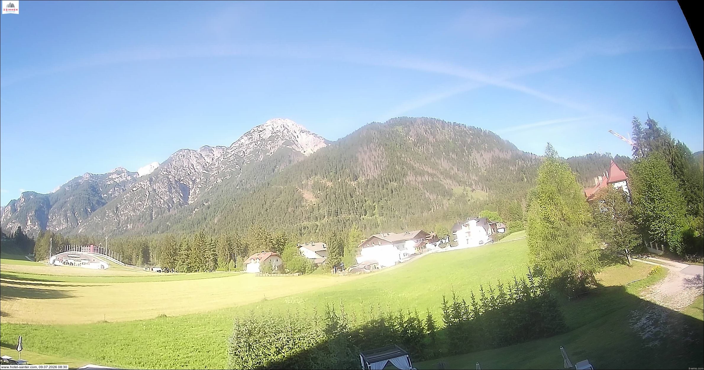 Archiv Foto Webcam Hotel Santer in Toblach