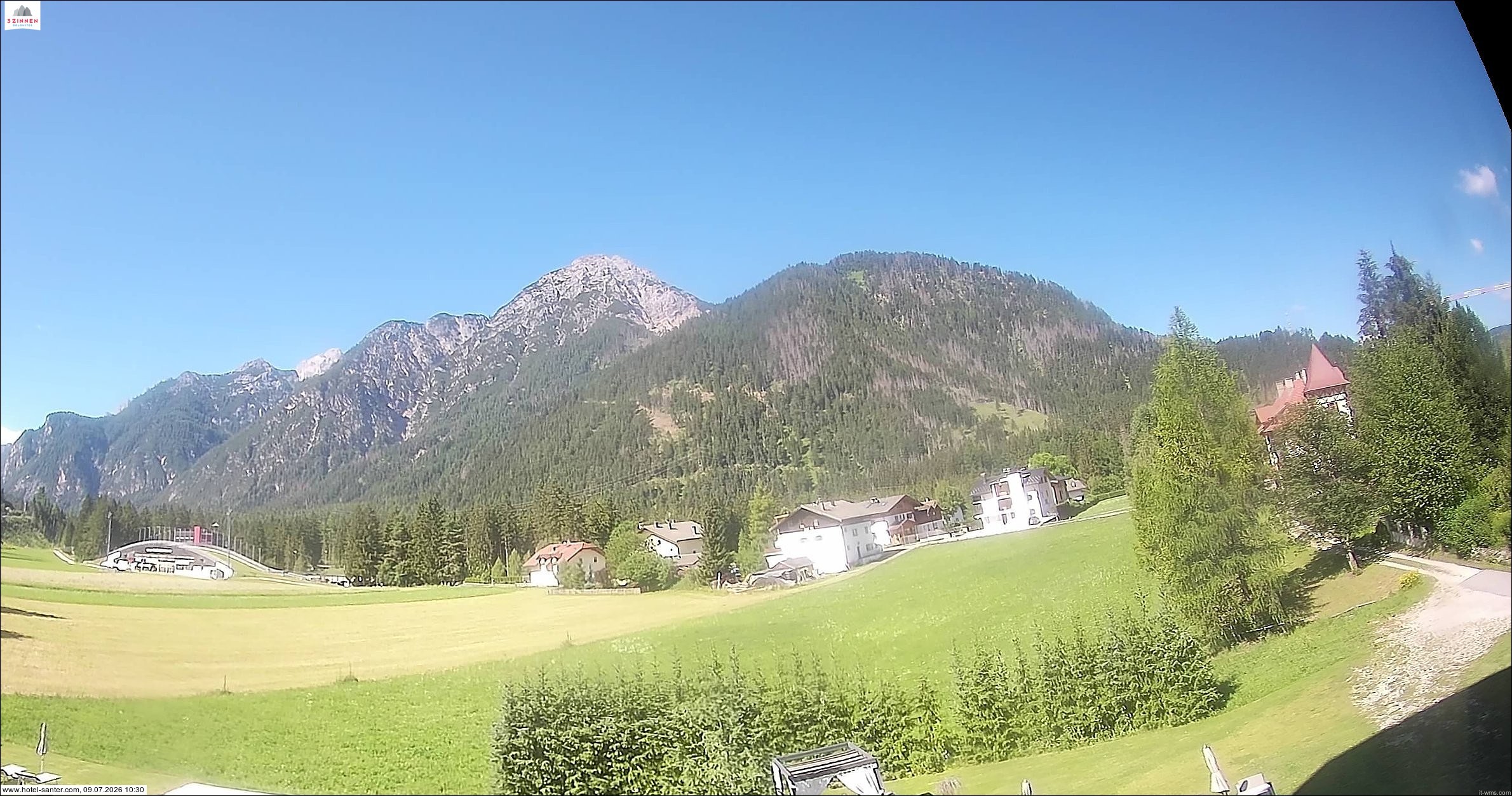 Archiv Foto Webcam Hotel Santer in Toblach