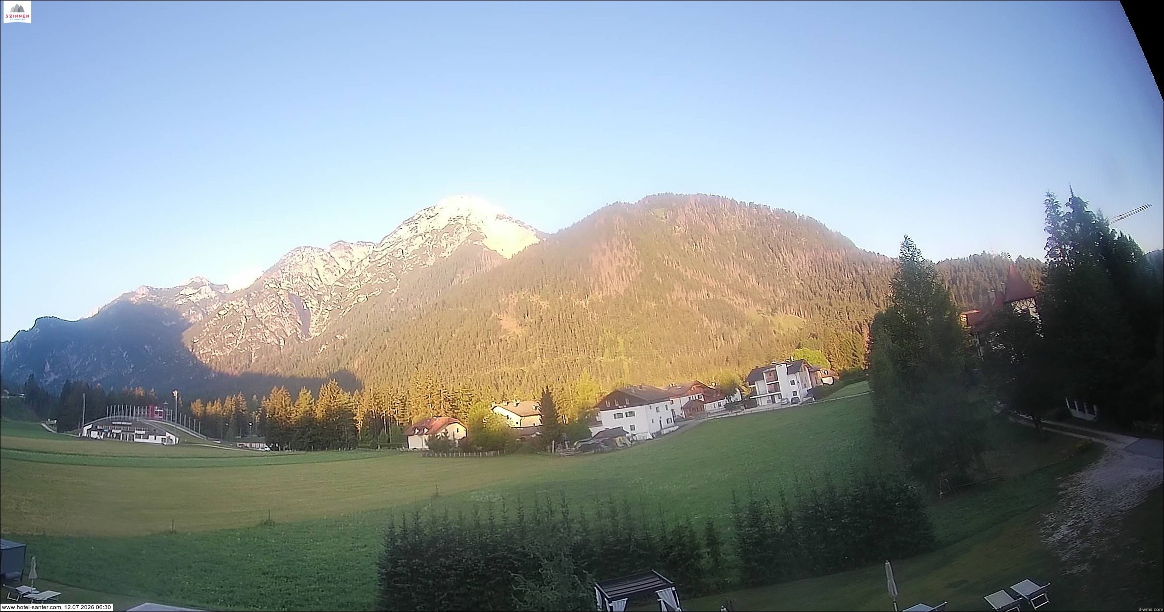 Archiv Foto Webcam Hotel Santer in Toblach
