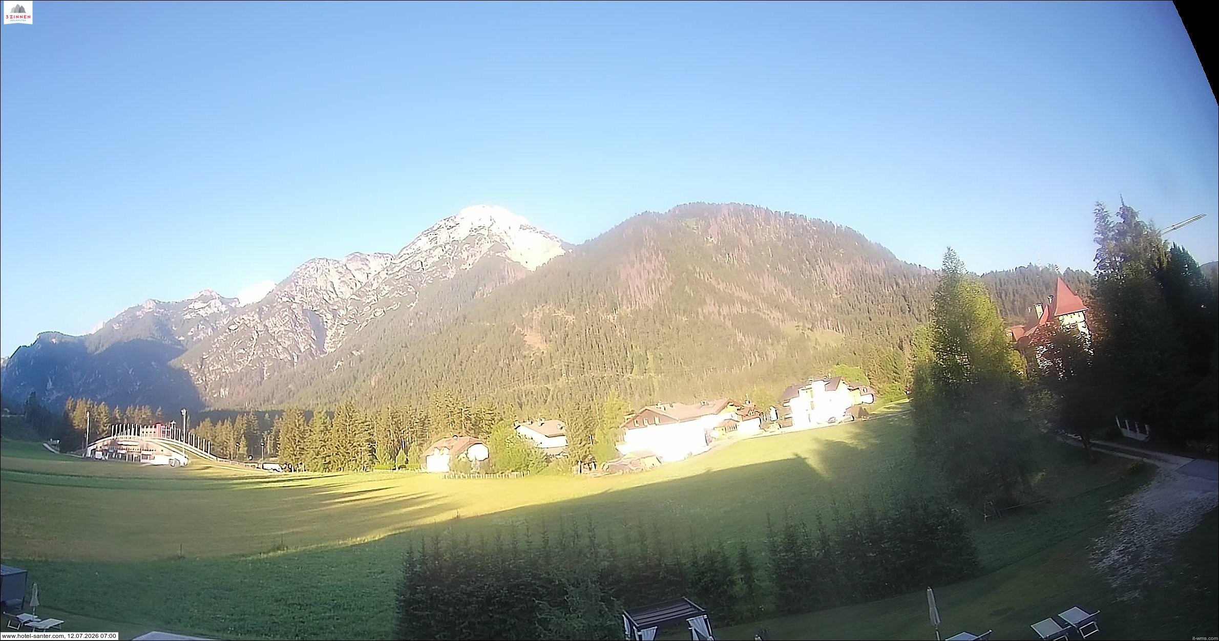 Archiv Foto Webcam Hotel Santer in Toblach