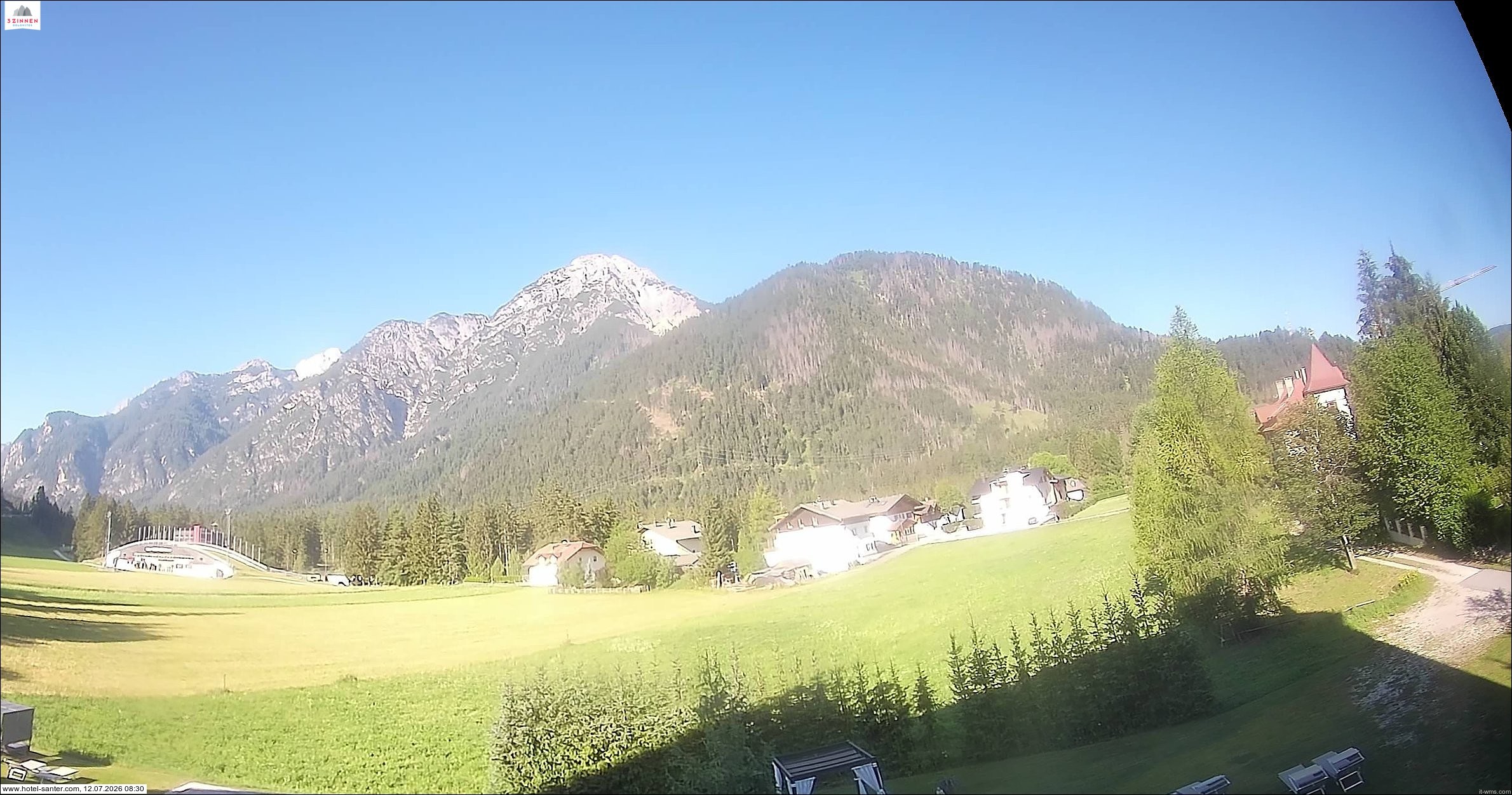 Archiv Foto Webcam Hotel Santer in Toblach
