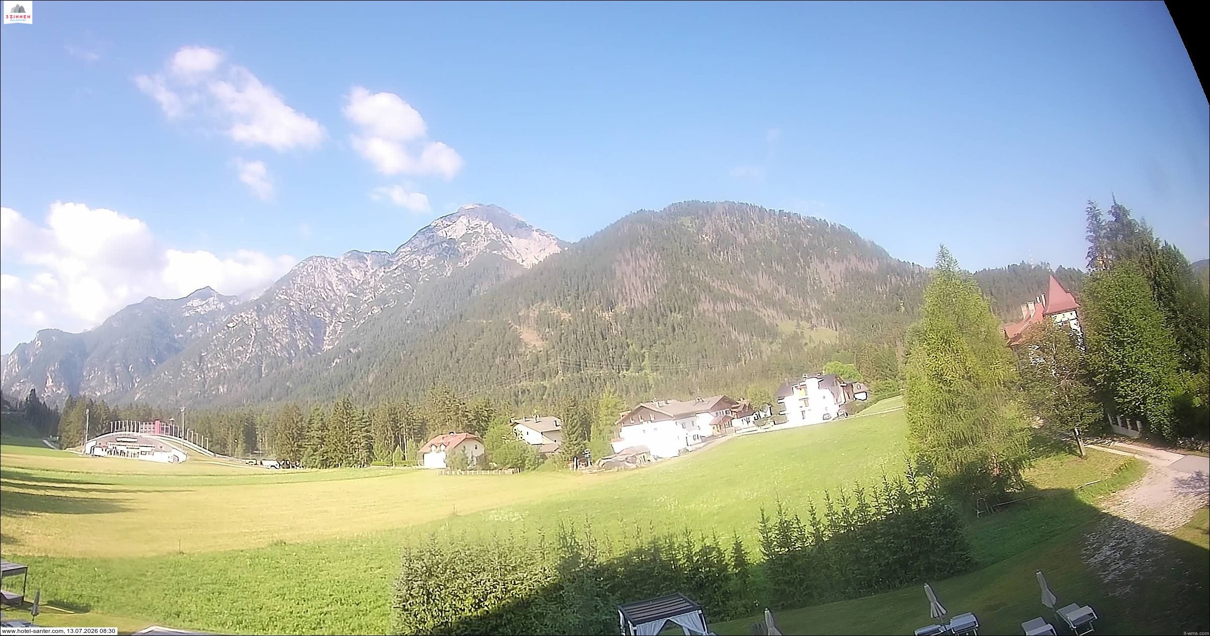 Archiv Foto Webcam Hotel Santer in Toblach