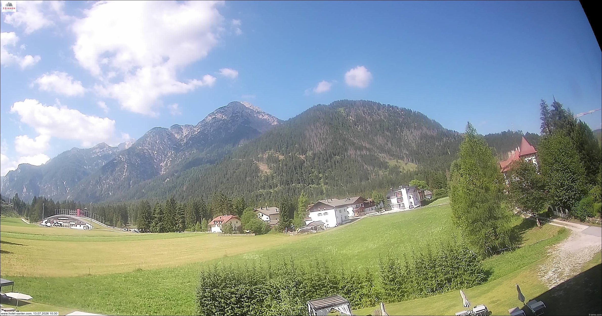 Archiv Foto Webcam Hotel Santer in Toblach