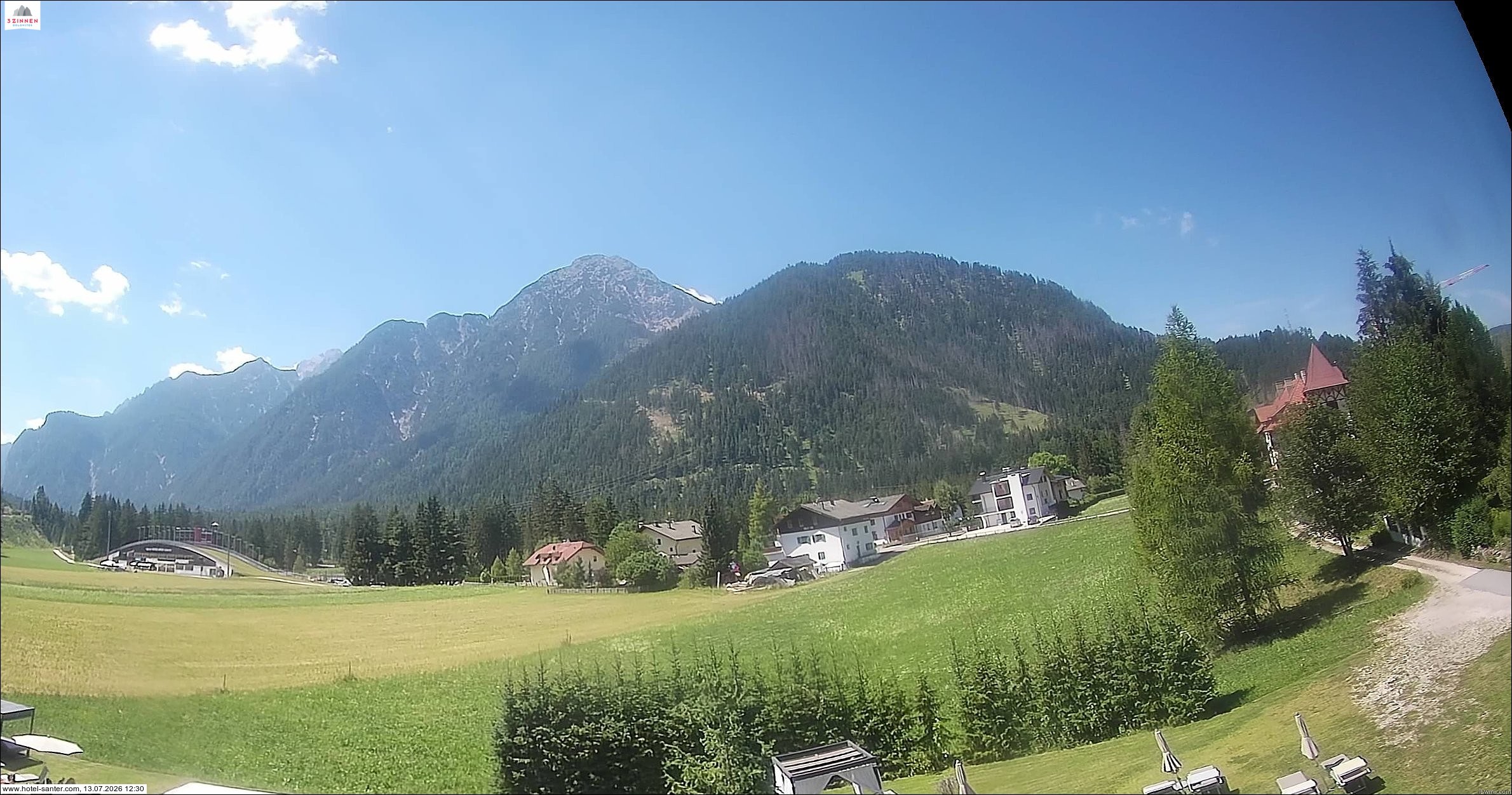 Archiv Foto Webcam Hotel Santer in Toblach