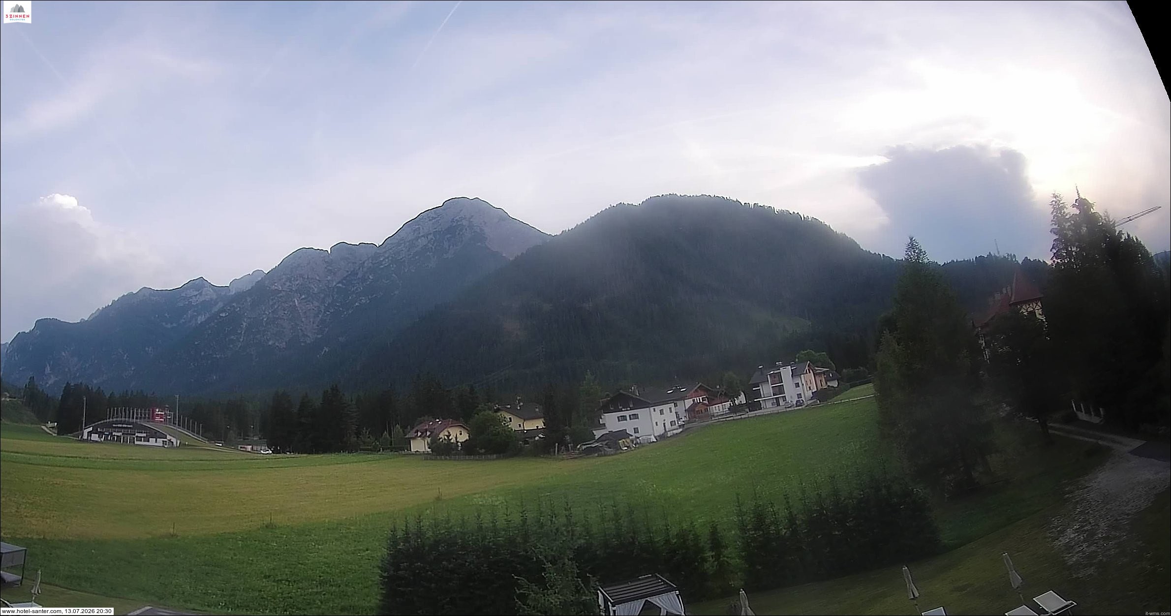 Archiv Foto Webcam Hotel Santer in Toblach