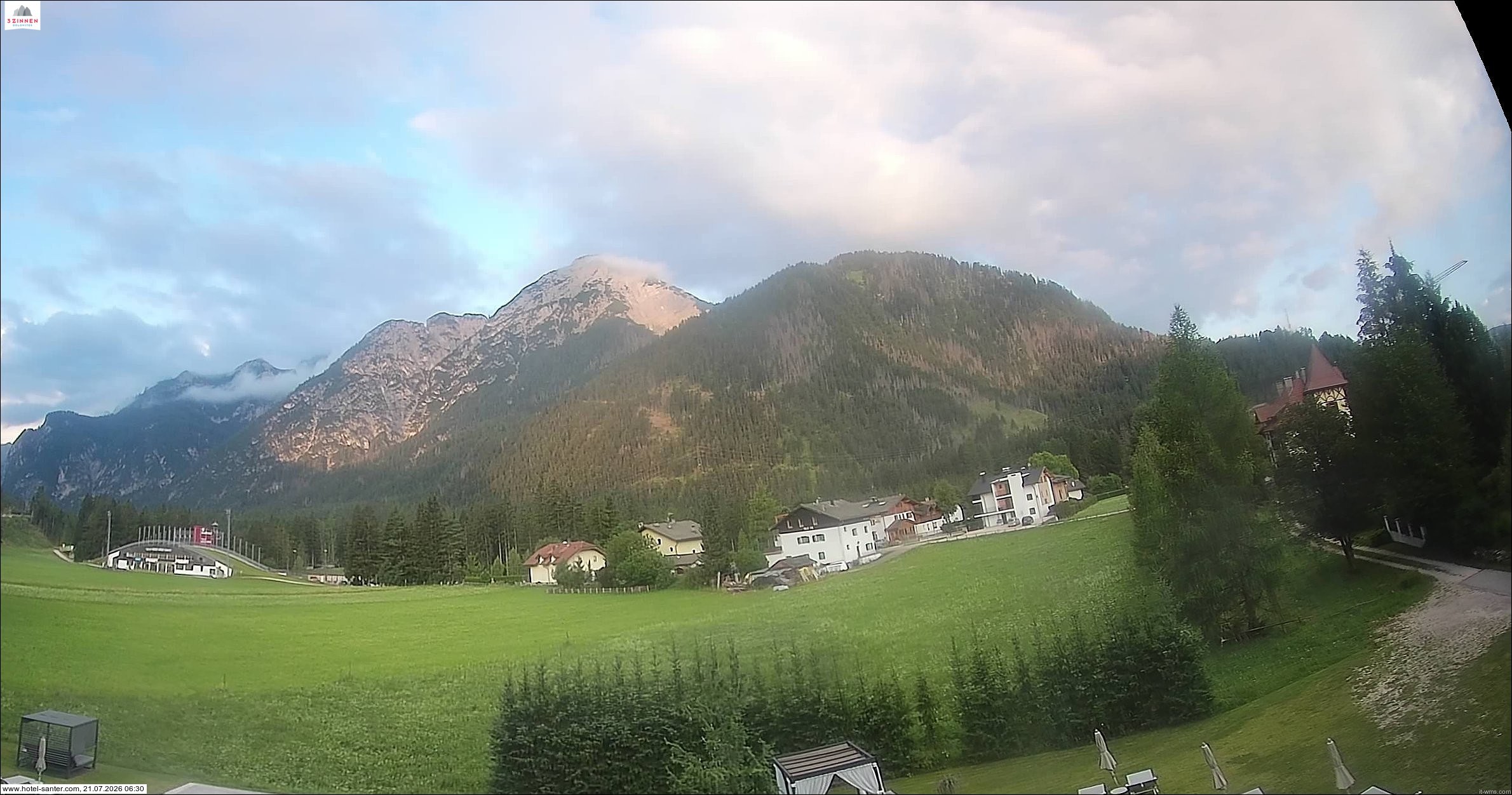 Archiv Foto Webcam Hotel Santer in Toblach