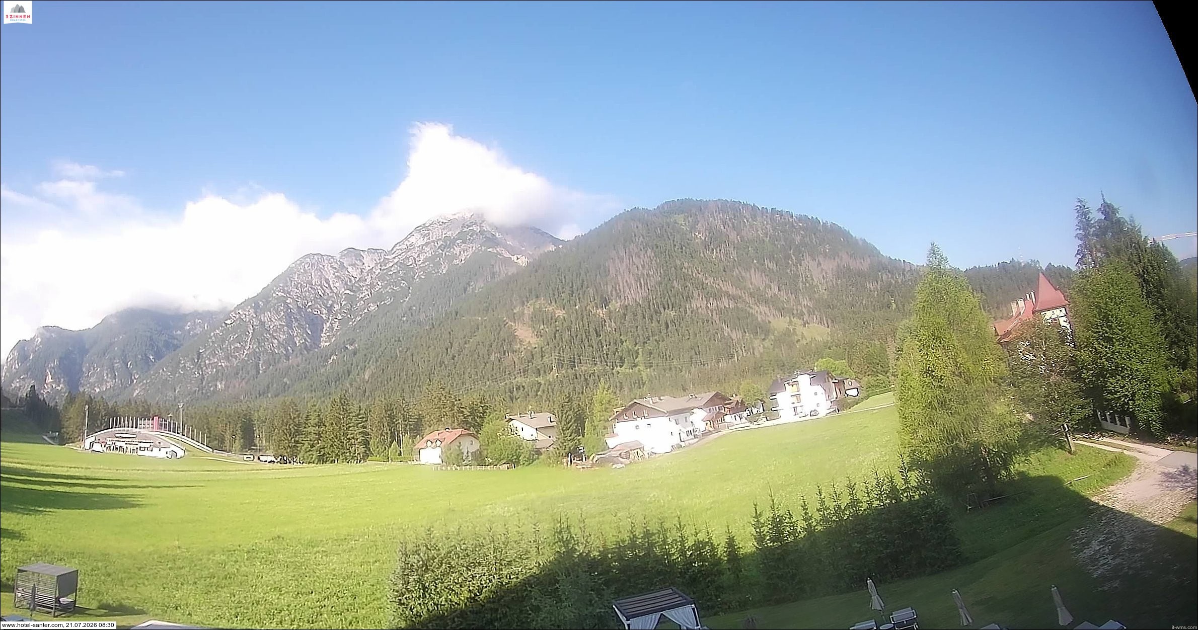 Archiv Foto Webcam Hotel Santer in Toblach