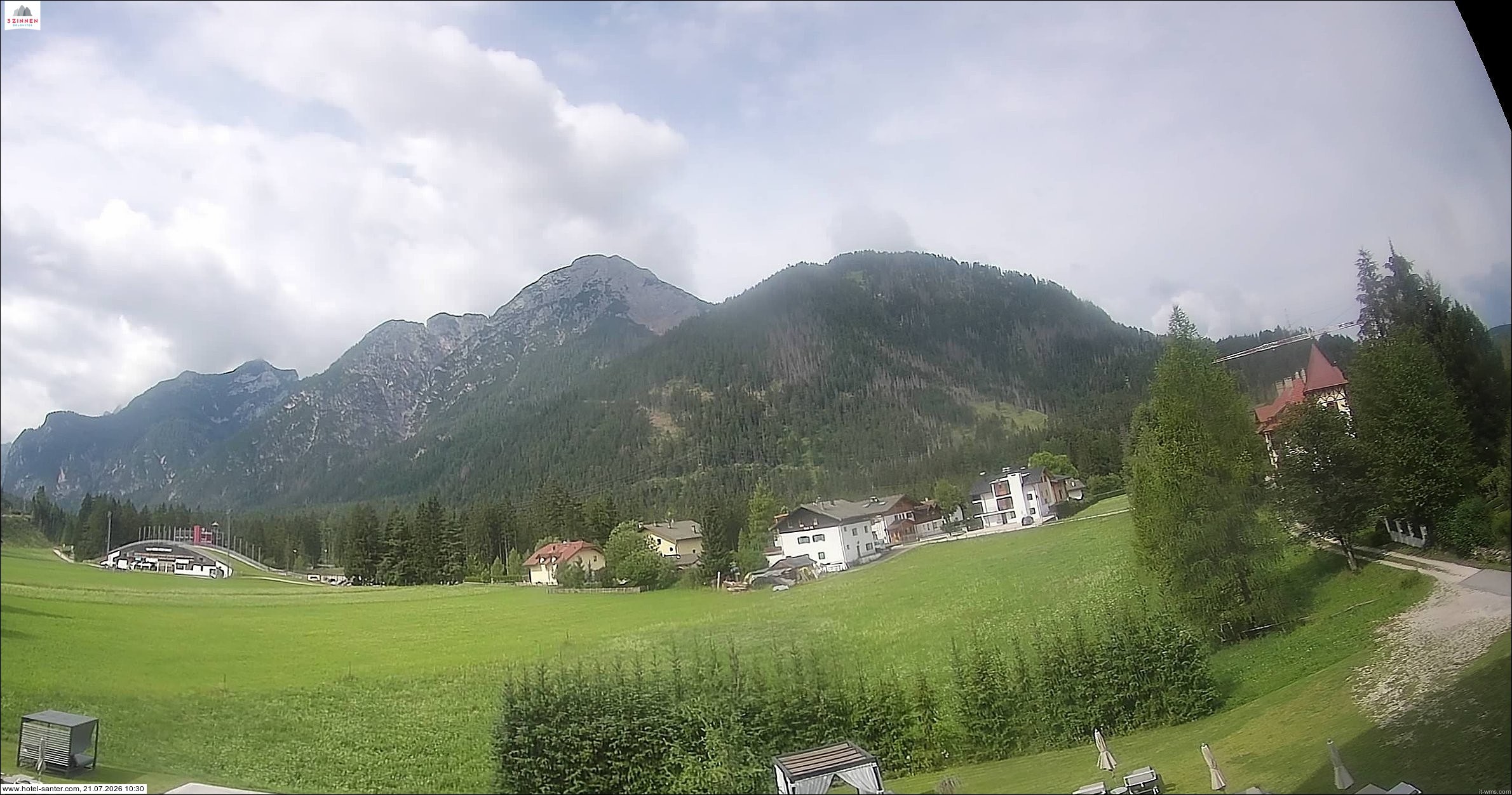 Archiv Foto Webcam Hotel Santer in Toblach