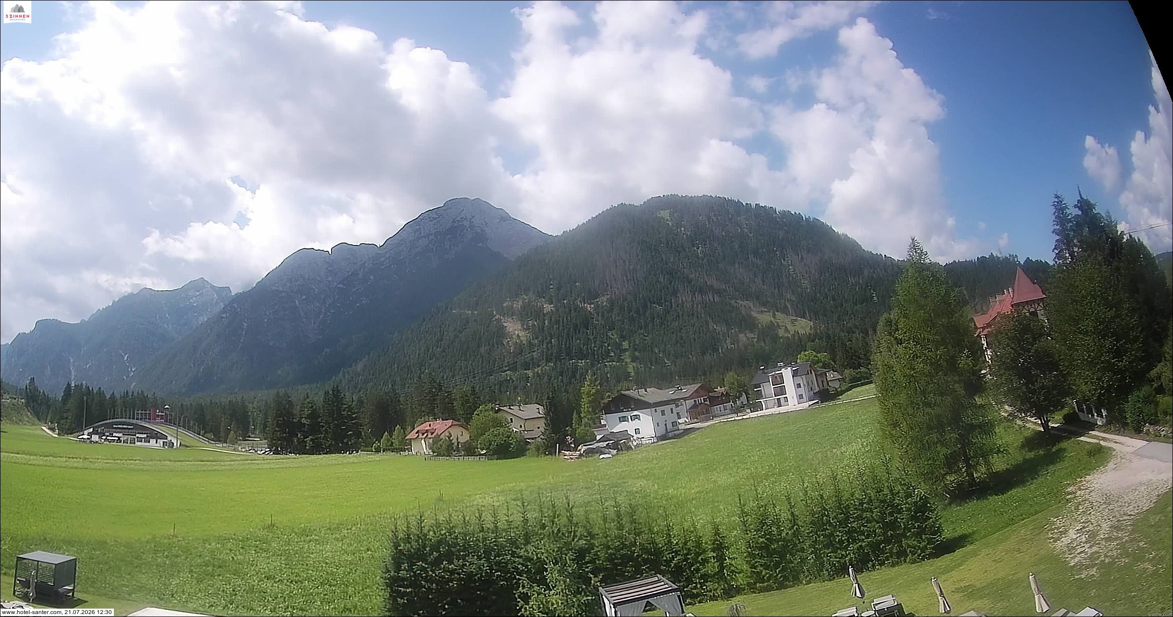 Archiv Foto Webcam Hotel Santer in Toblach