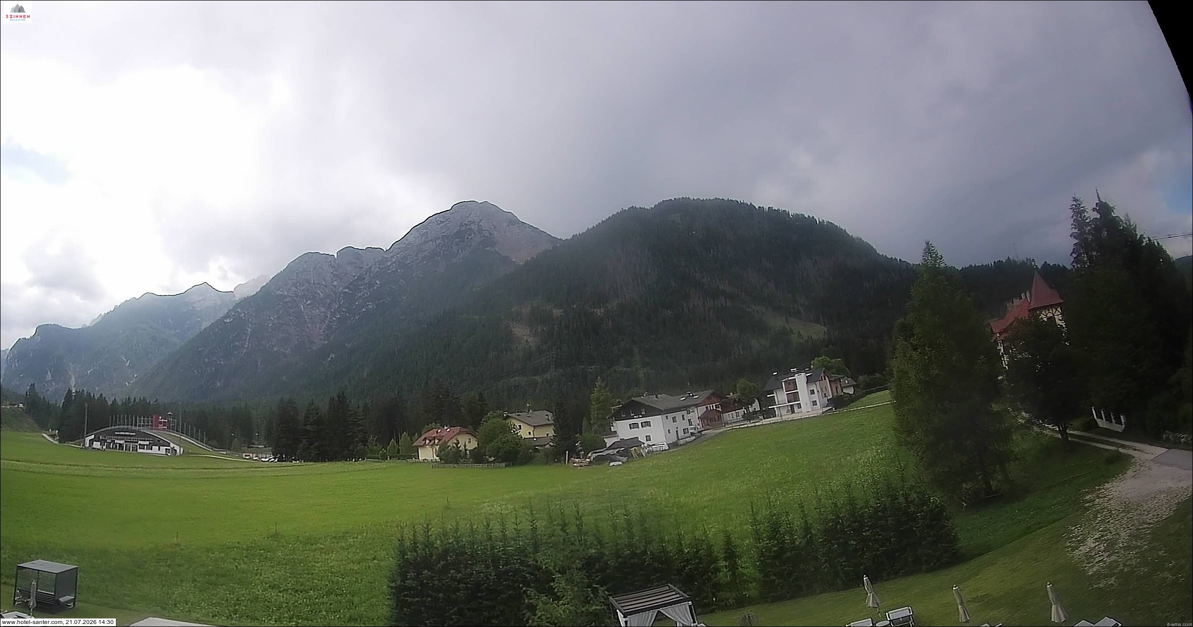 Archiv Foto Webcam Hotel Santer in Toblach