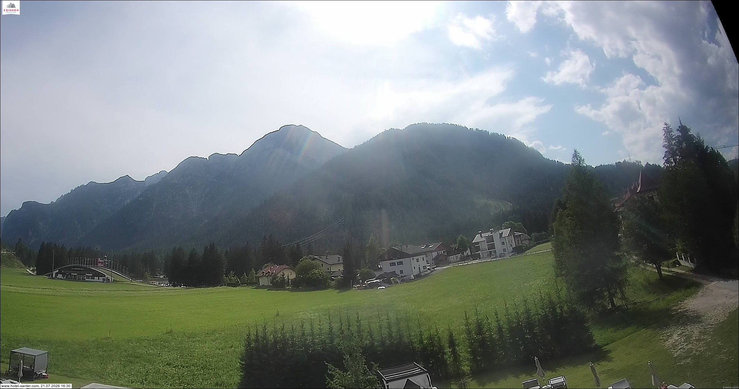 Archiv Foto Webcam Hotel Santer in Toblach