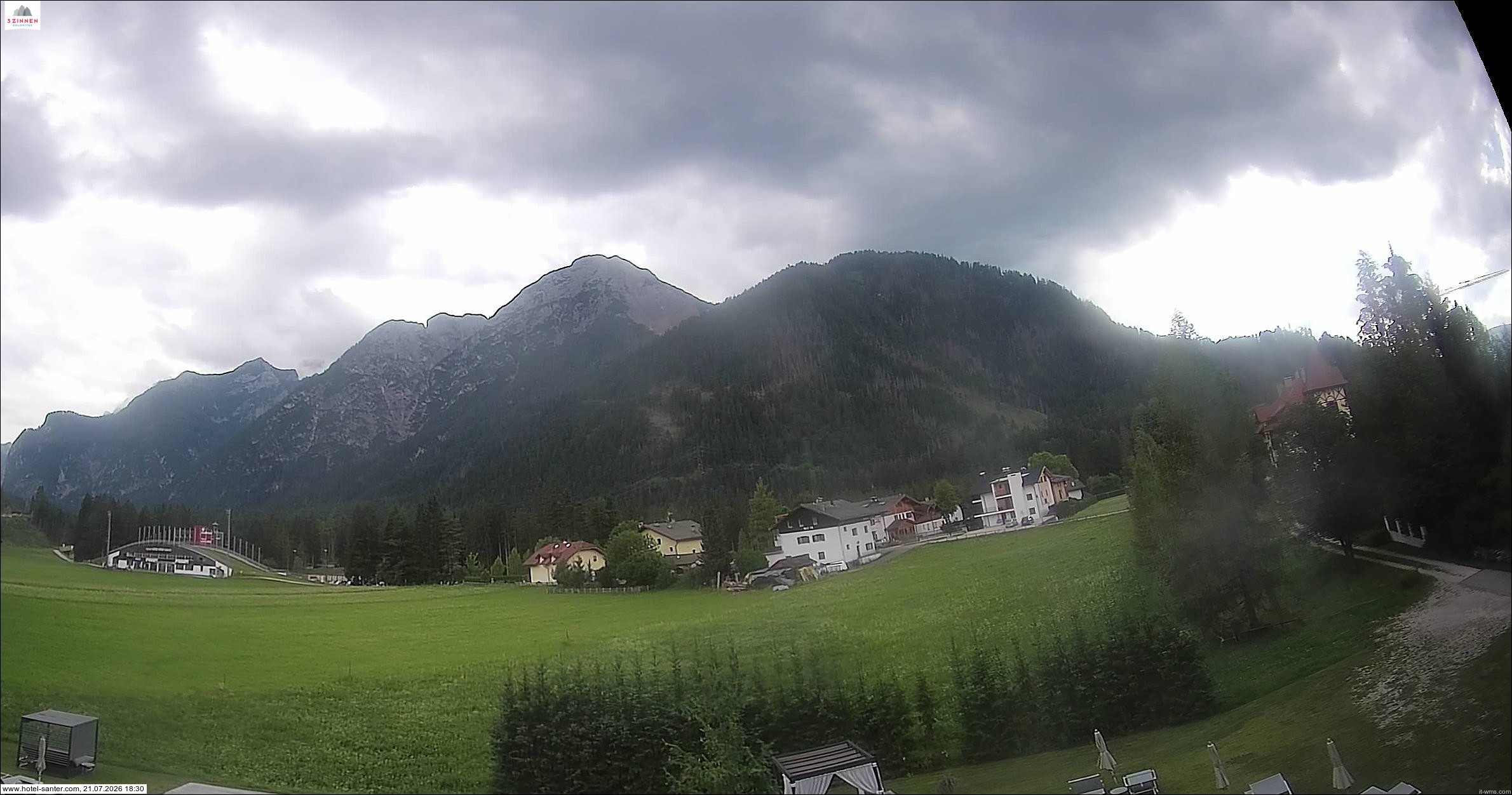 Archiv Foto Webcam Hotel Santer in Toblach