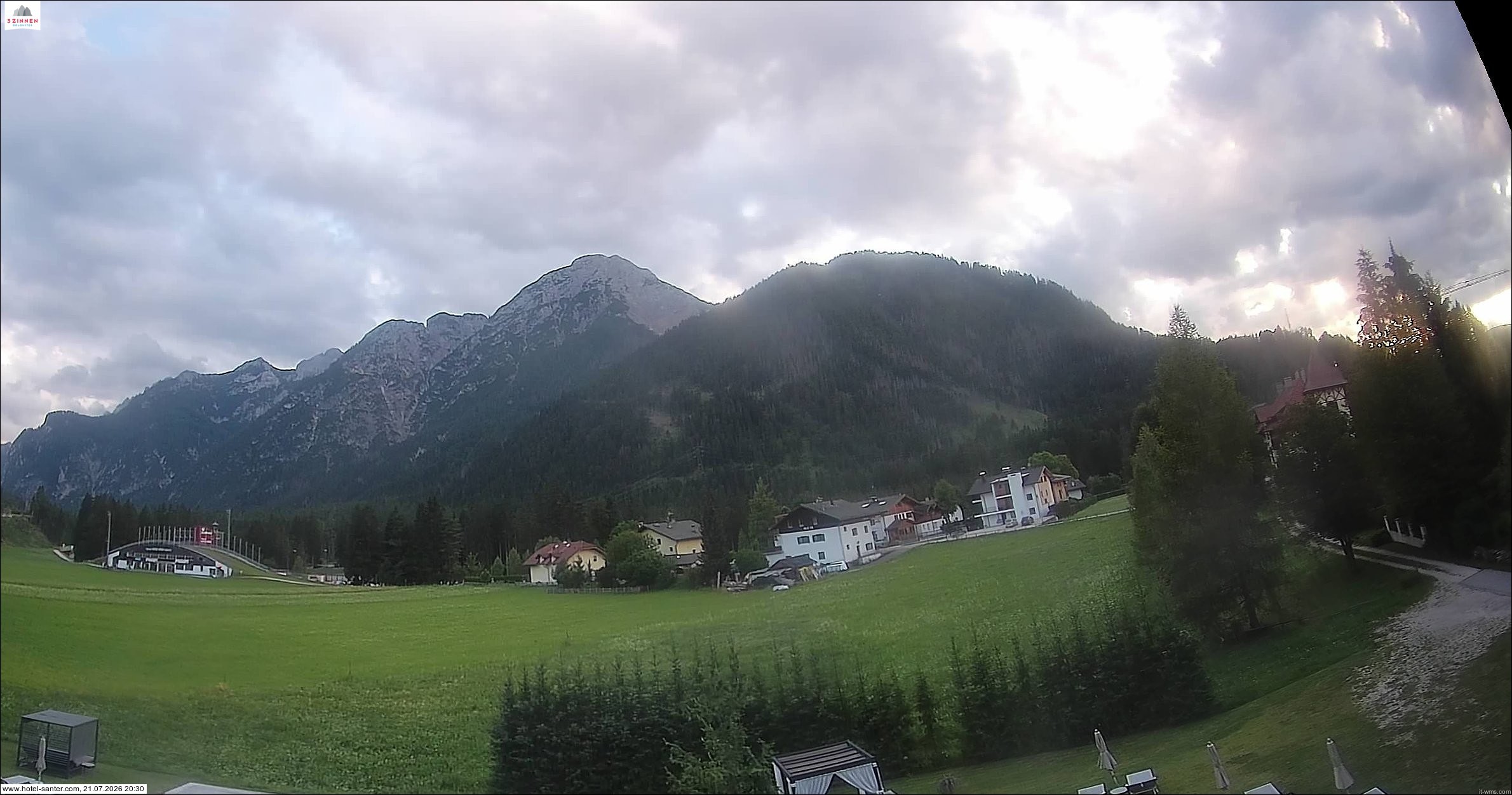 Archiv Foto Webcam Hotel Santer in Toblach