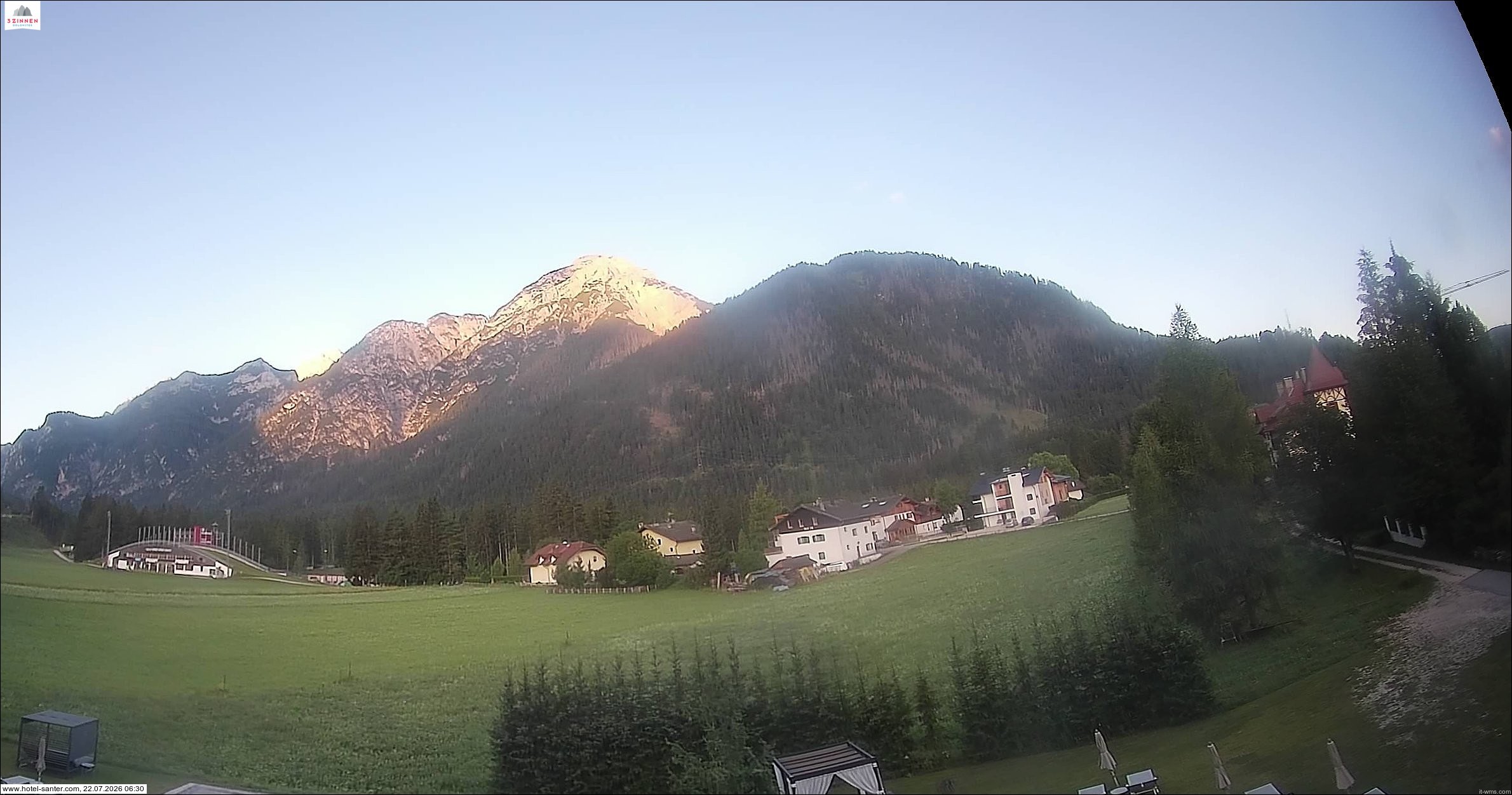 Archiv Foto Webcam Hotel Santer in Toblach