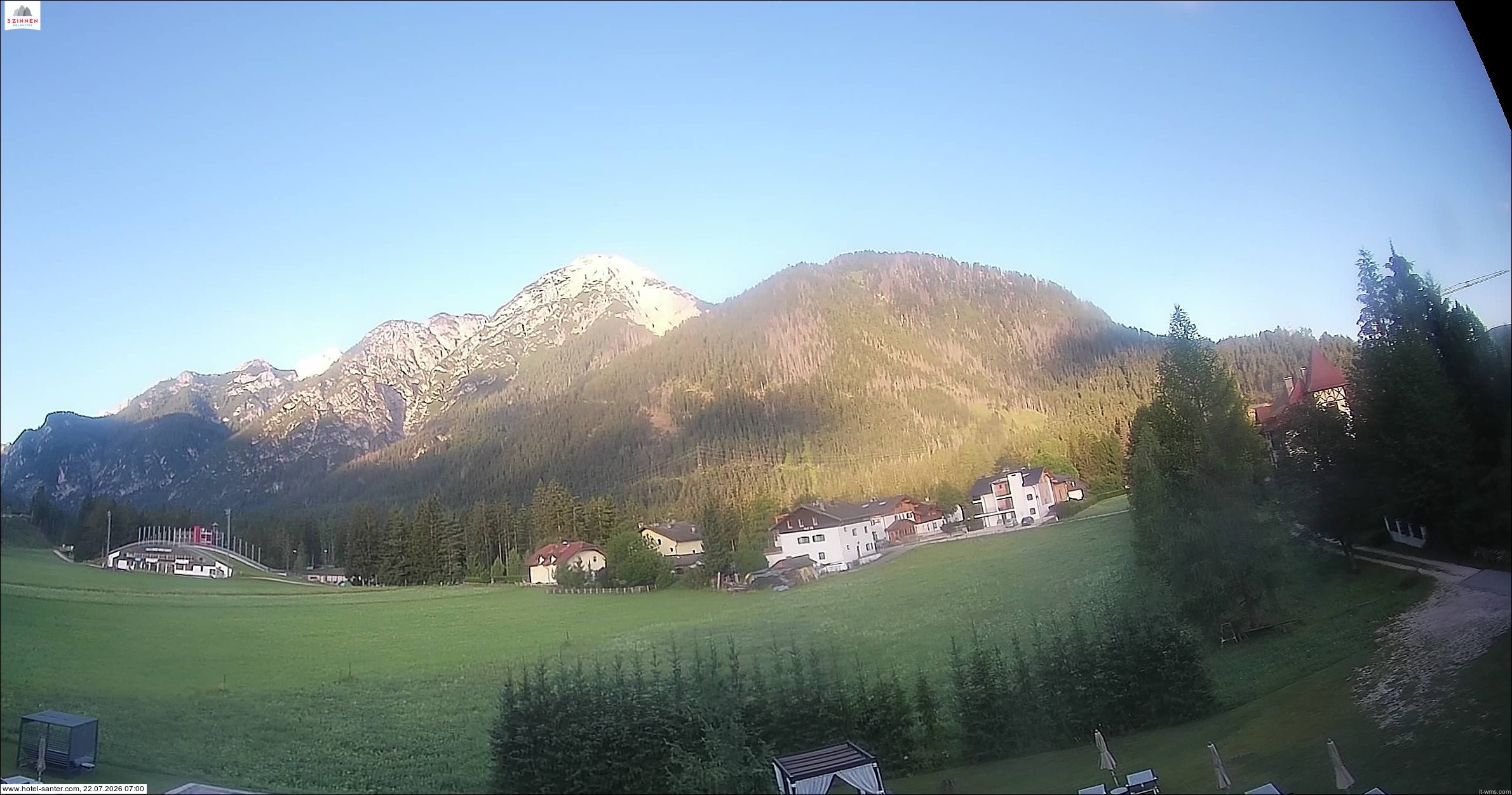 Archiv Foto Webcam Hotel Santer in Toblach