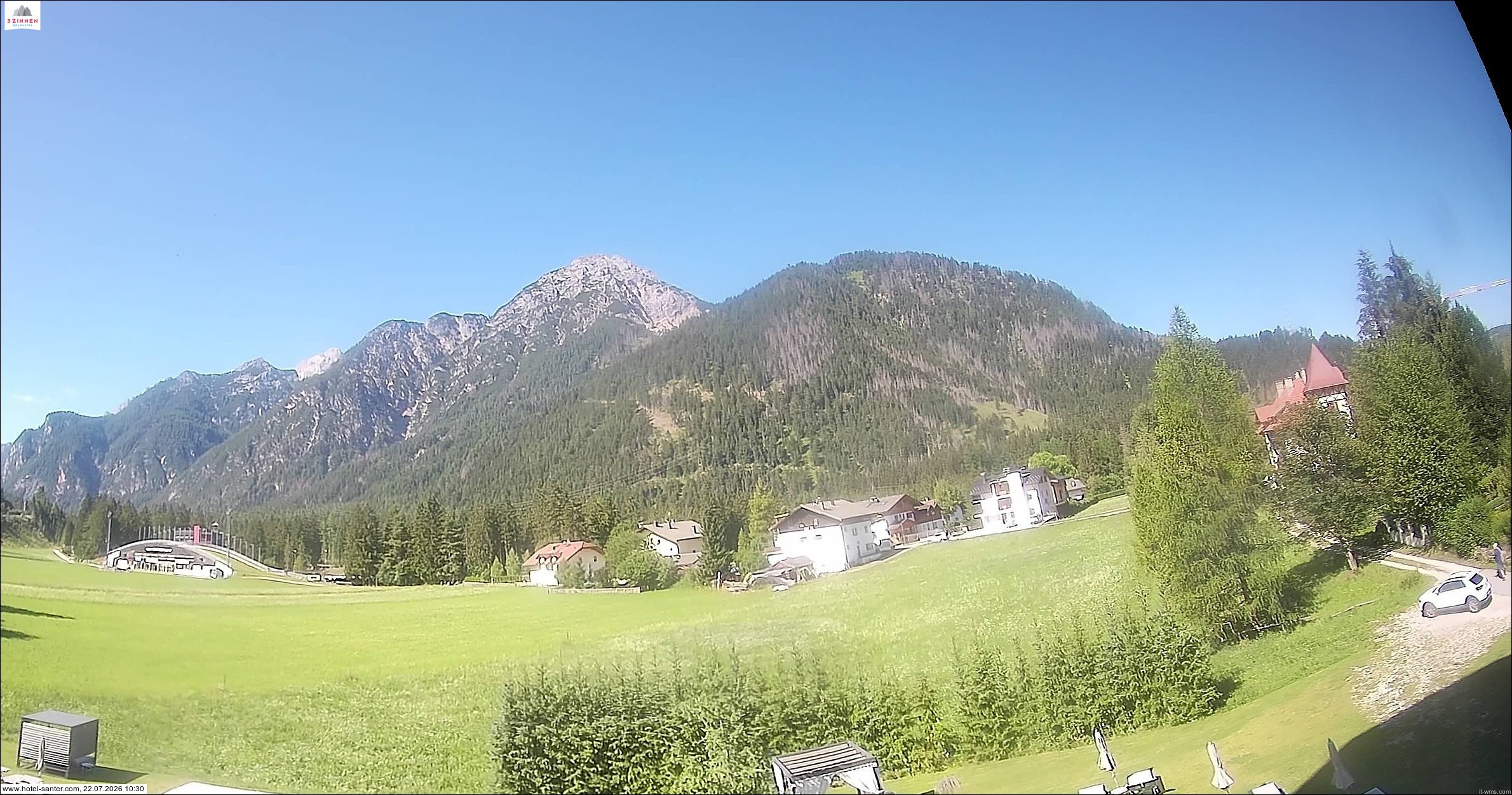 Archiv Foto Webcam Hotel Santer in Toblach