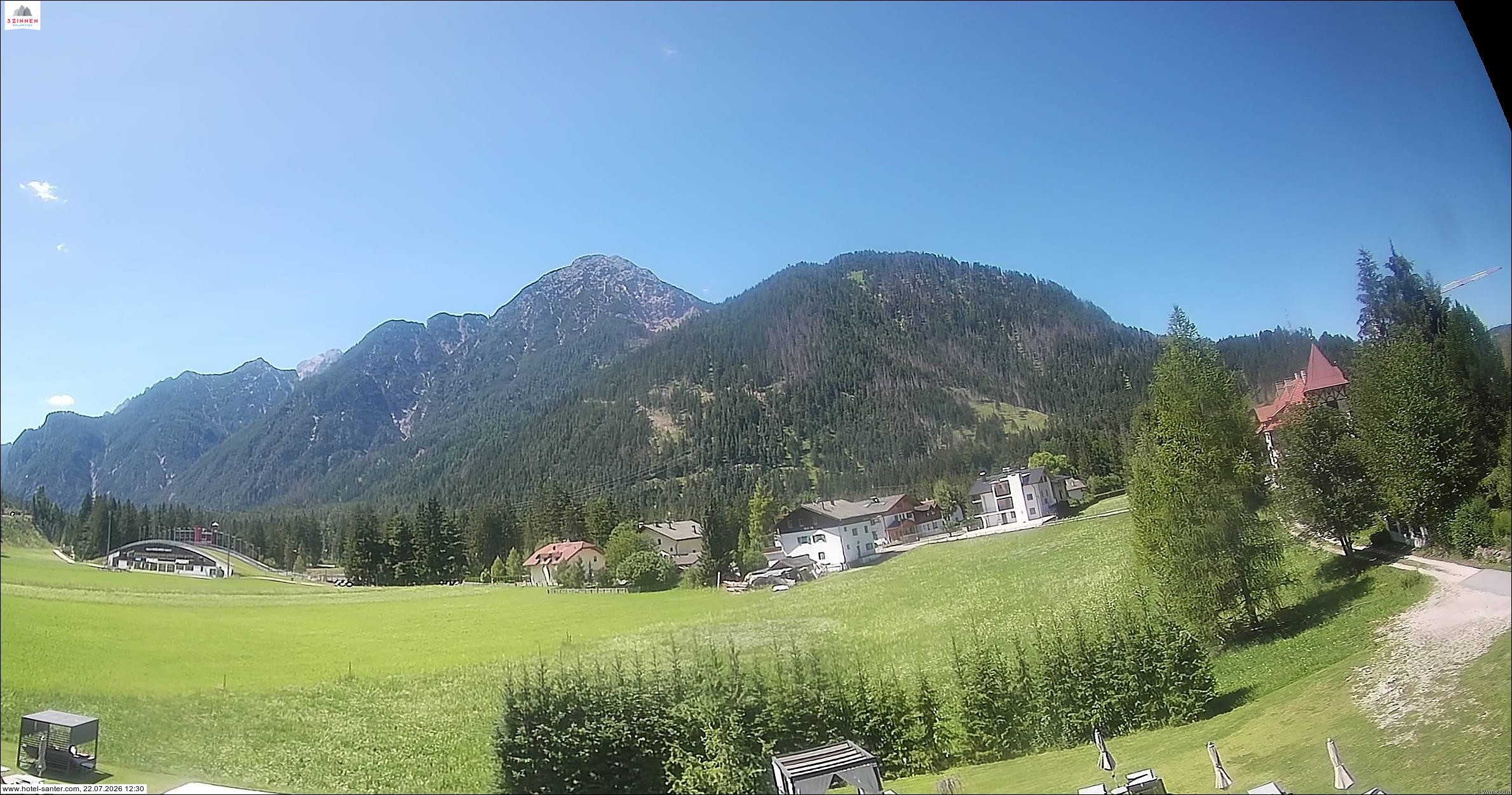 Archiv Foto Webcam Hotel Santer in Toblach