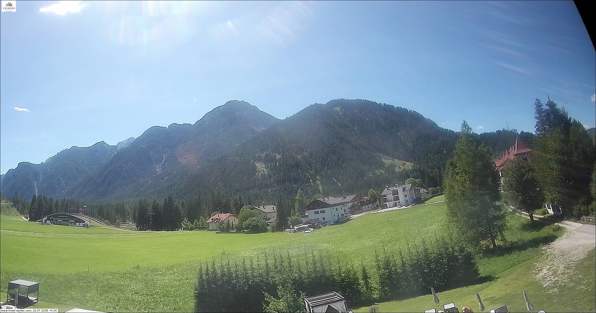 Archiv Foto Webcam Hotel Santer in Toblach