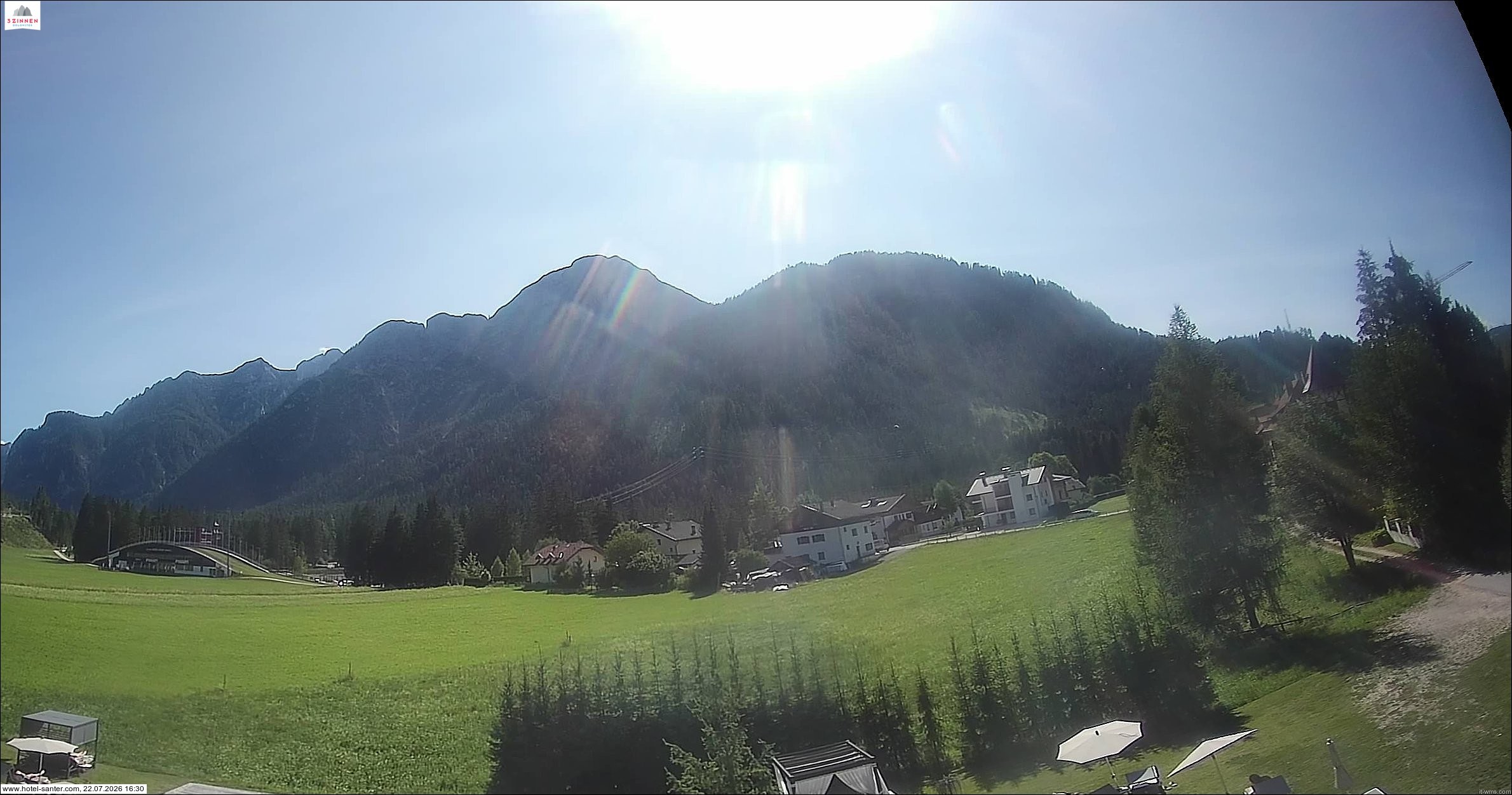 Archiv Foto Webcam Hotel Santer in Toblach