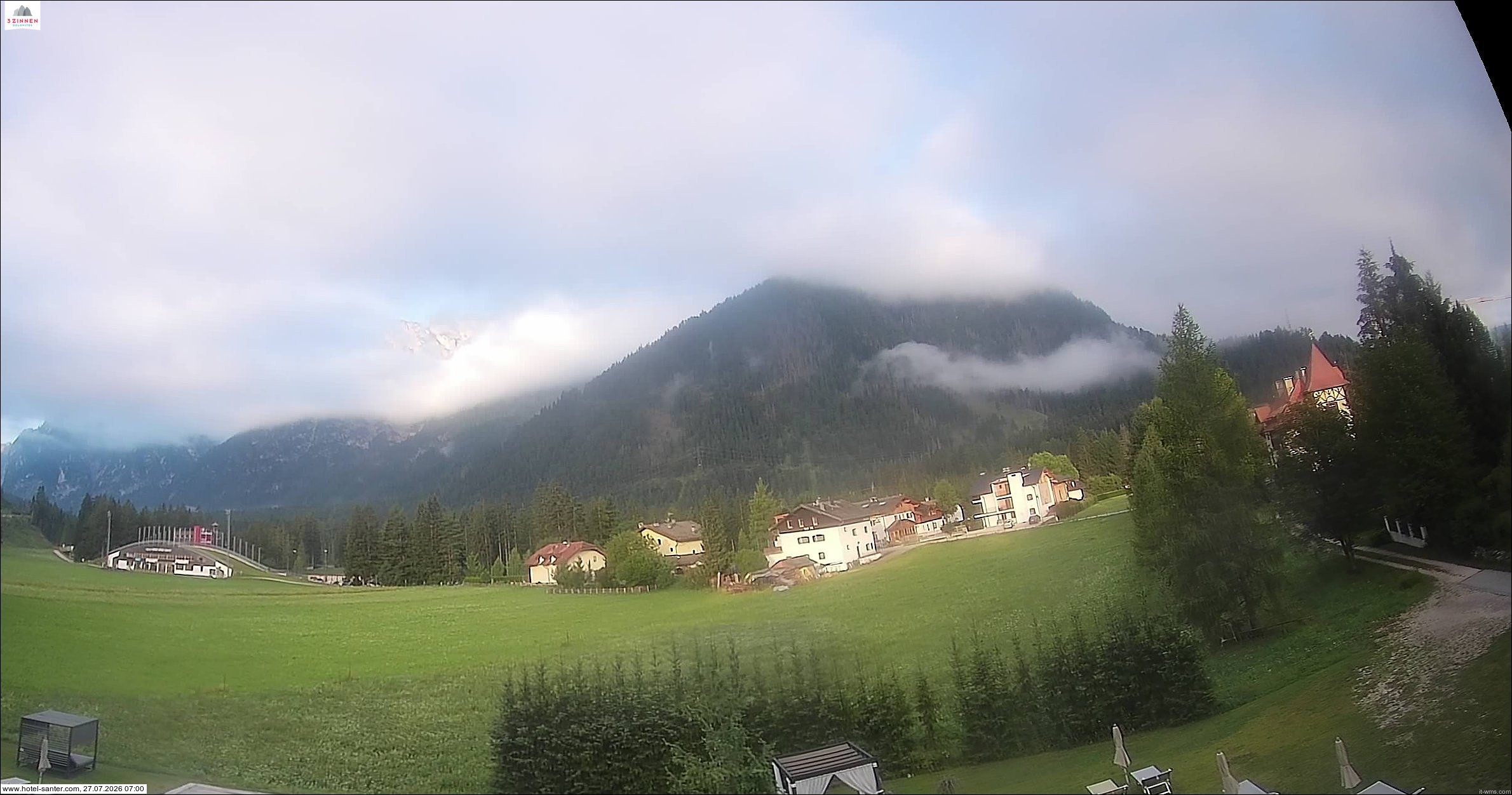 Archiv Foto Webcam Hotel Santer in Toblach