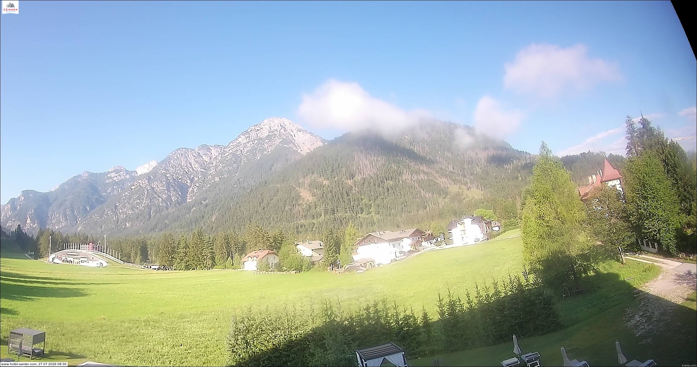 Archiv Foto Webcam Hotel Santer in Toblach