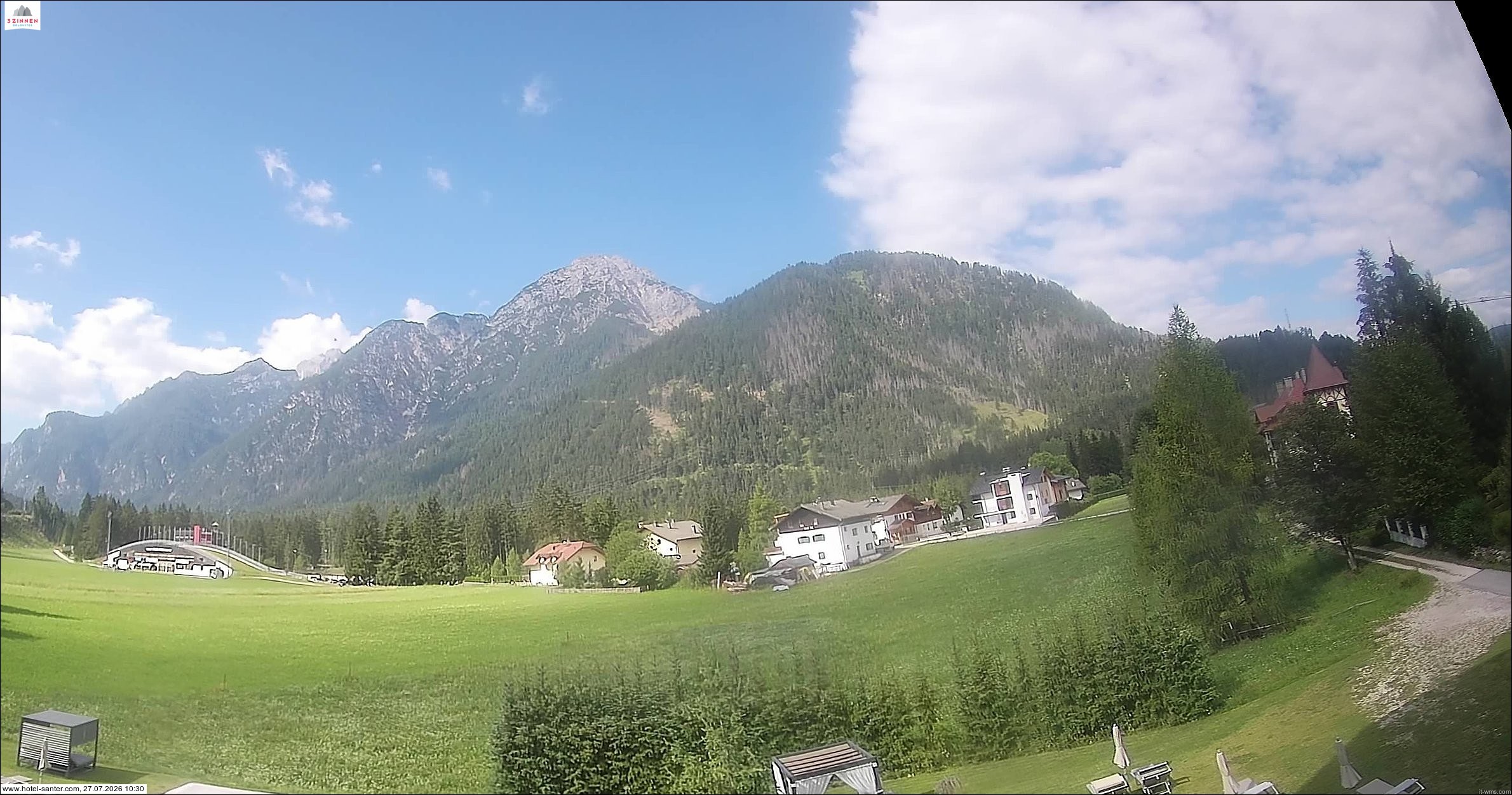 Archiv Foto Webcam Hotel Santer in Toblach