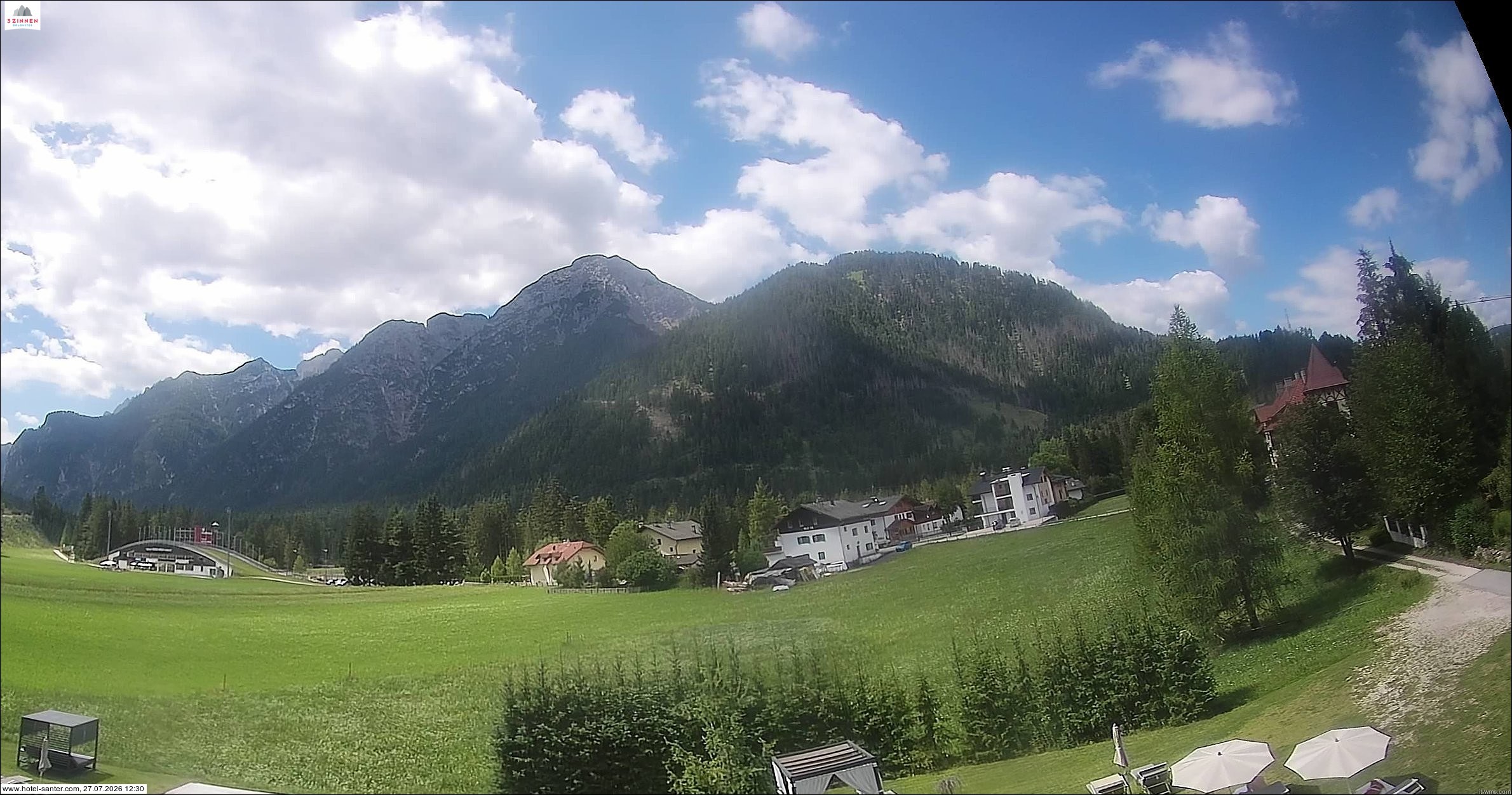 Archiv Foto Webcam Hotel Santer in Toblach